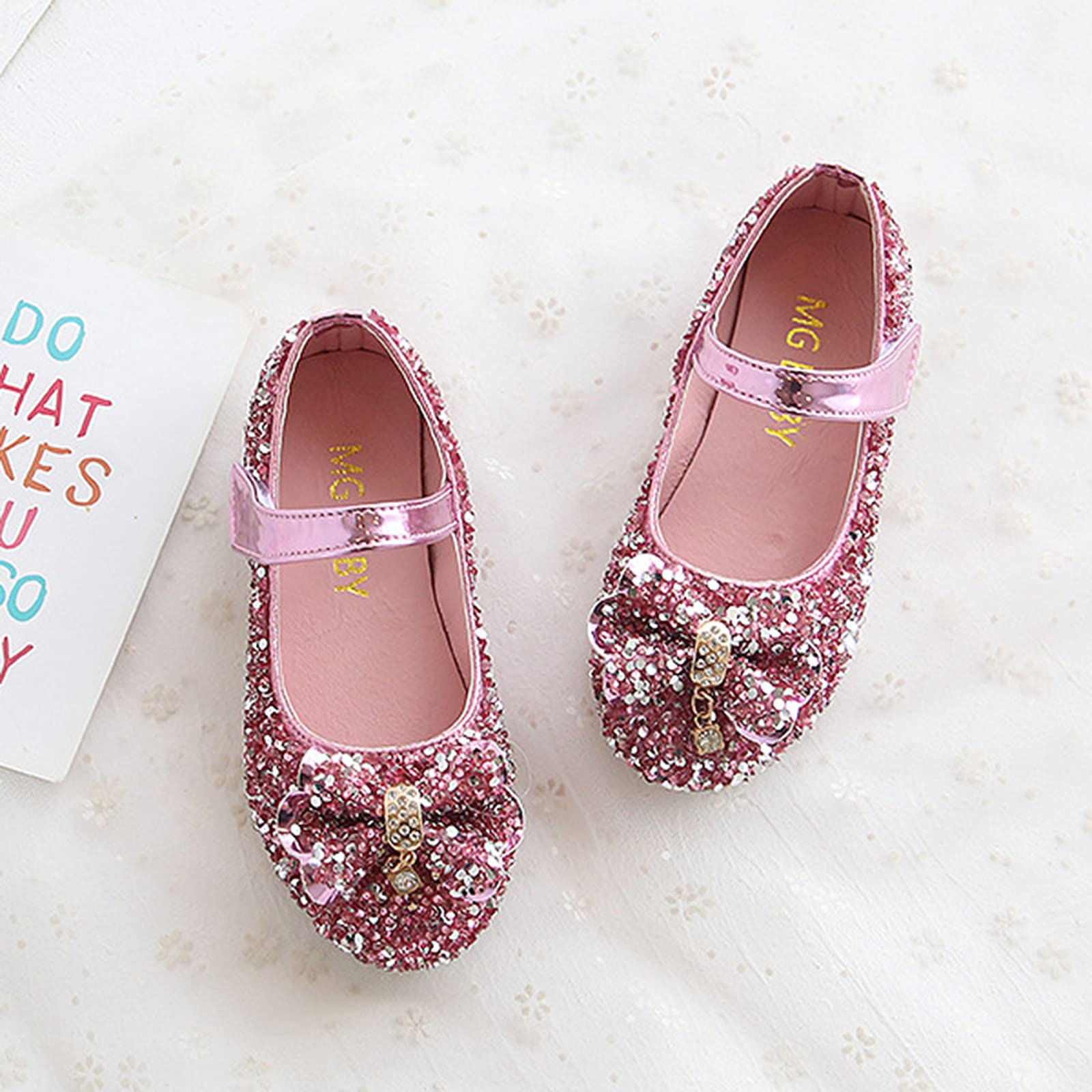 Lkymera Baby Sneakers for Girls - Non-Slip Toddler Shoes for Play & Party