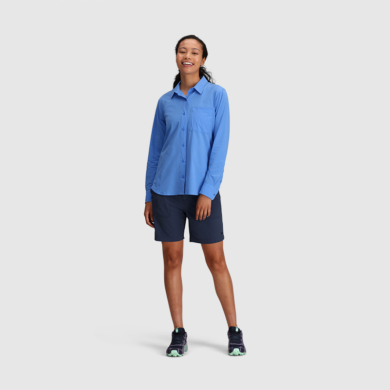 Astroman Women's UPF 50+ Long Sleeve Sun Shirt - Lightweight Breathable UV Protection Shirt for Hiking, Fishing & Outdoor Activities