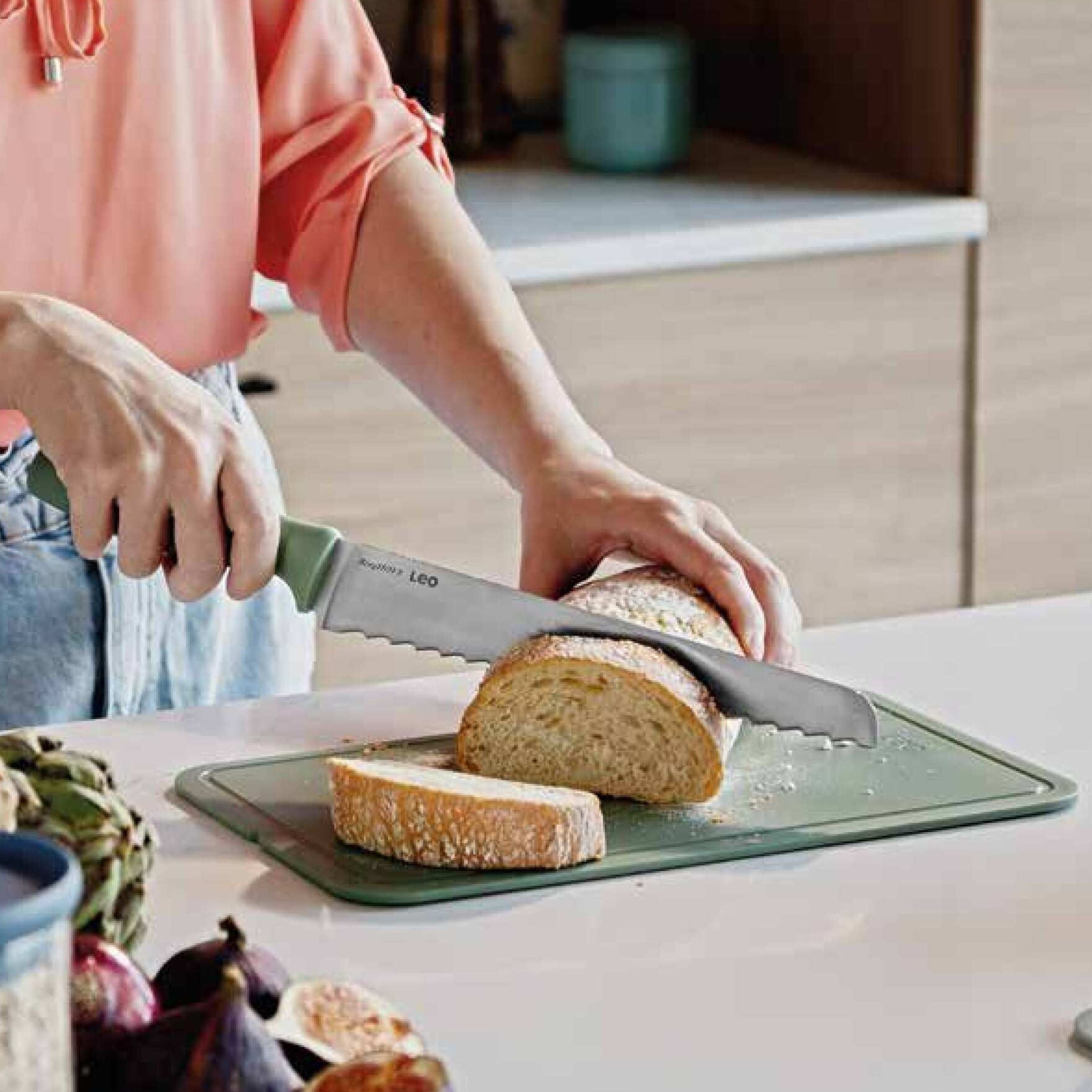 BergHOFF Leo Legacy 3-Piece Plastic Cutting Board Set - 12.5 Inch, BPA-Free, Dishwasher Safe, Non-Slip Grip - Perfect for Meal Prep, Chopping Vegetables, and Serving Charcuterie