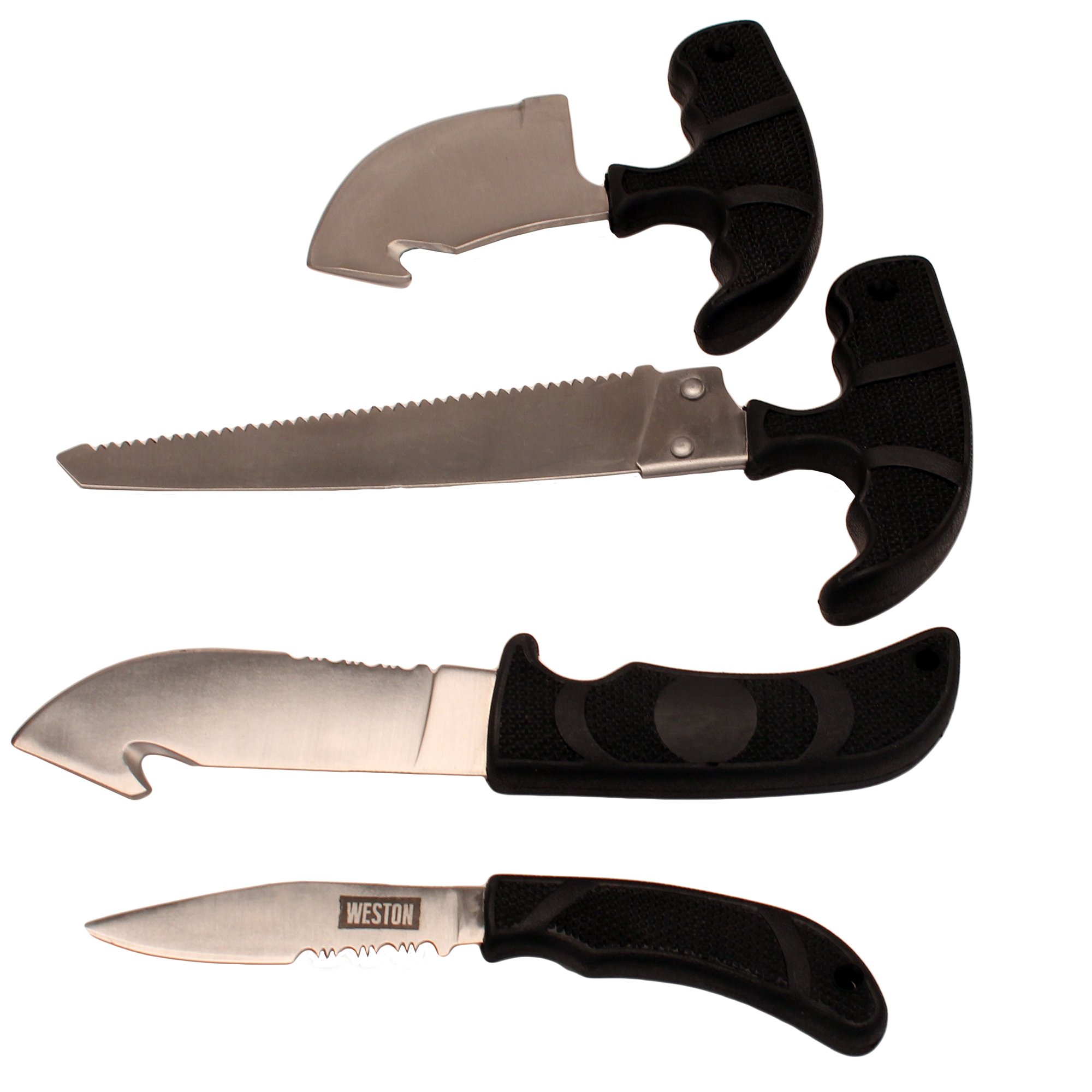 Weston 83-7101-W 4-Piece Field Knife Set – High-Quality Hunting & Outdoor Knives for Camping, Fishing & Survival Gear