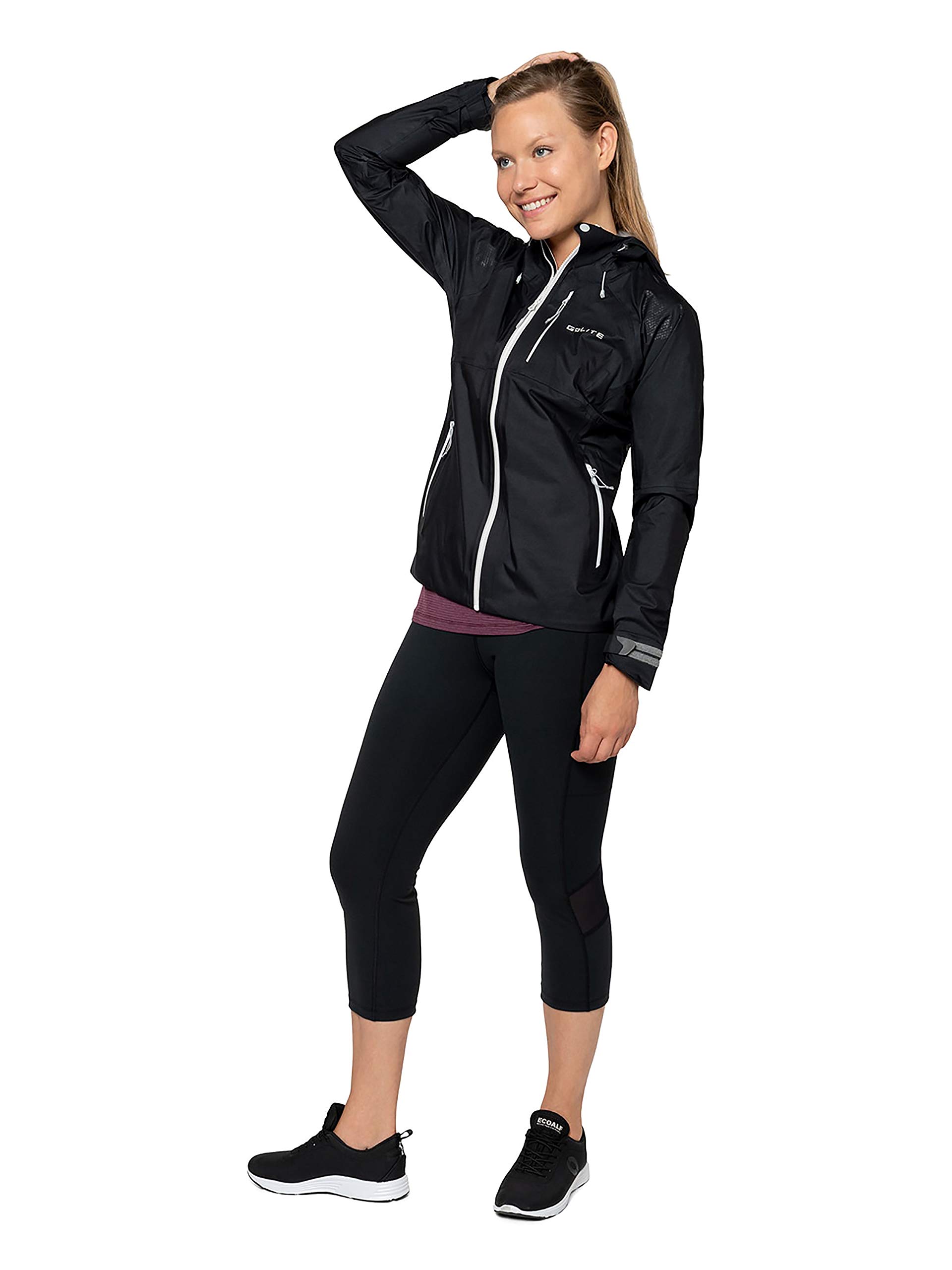 GoLite Women's Pinnacle Pro 3-Layer Waterproof Rain Jacket - Lightweight & Breathable for Hiking, Camping & Outdoor Adventures