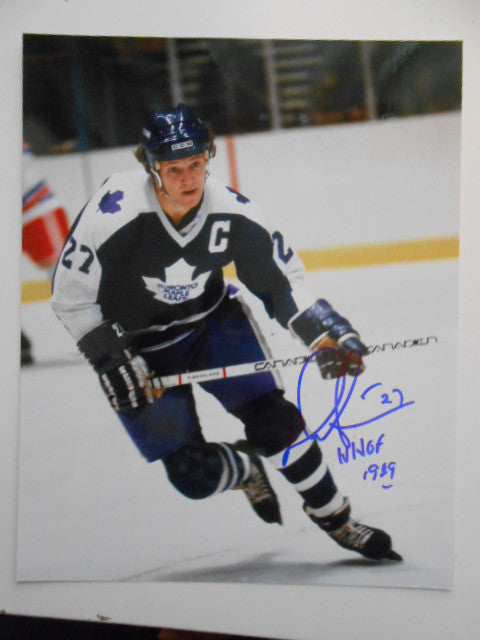 Authentic Darryl Sittler Signed NHL 8x10 Photo with COA - Perfect for Hockey Memorabilia Collectors and Sports Fans Decor