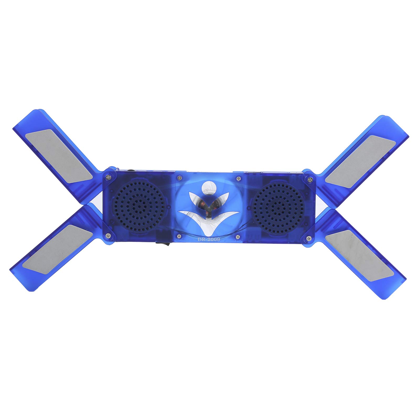 Sporty Foldable Laptop Cooling Pad with LED Light - Portable Notebook Computer Cooler for Enhanced Performance in Gaming, Office, and Home Use