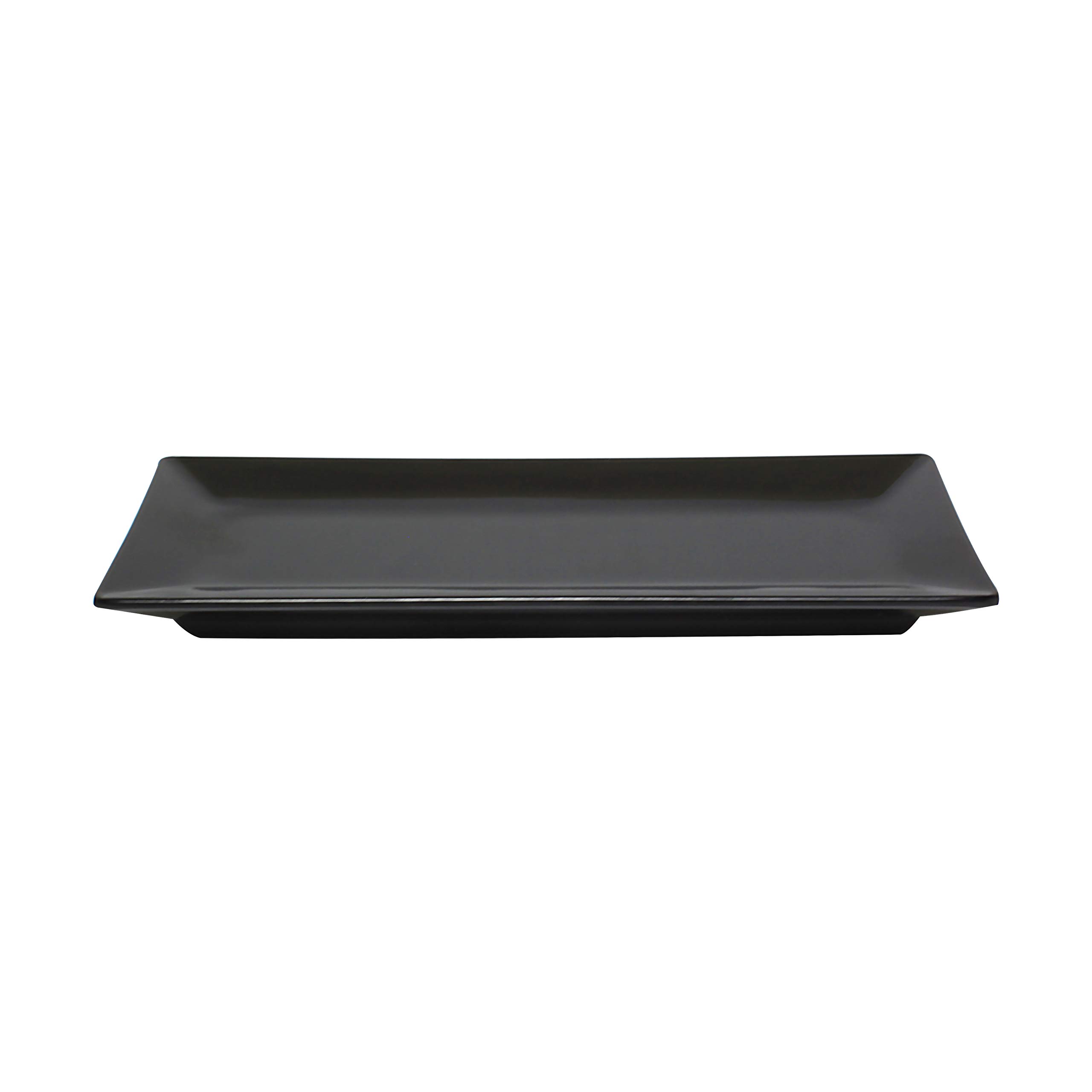 Thunder Group Classic Black Melamine Dinnerware Set - 15