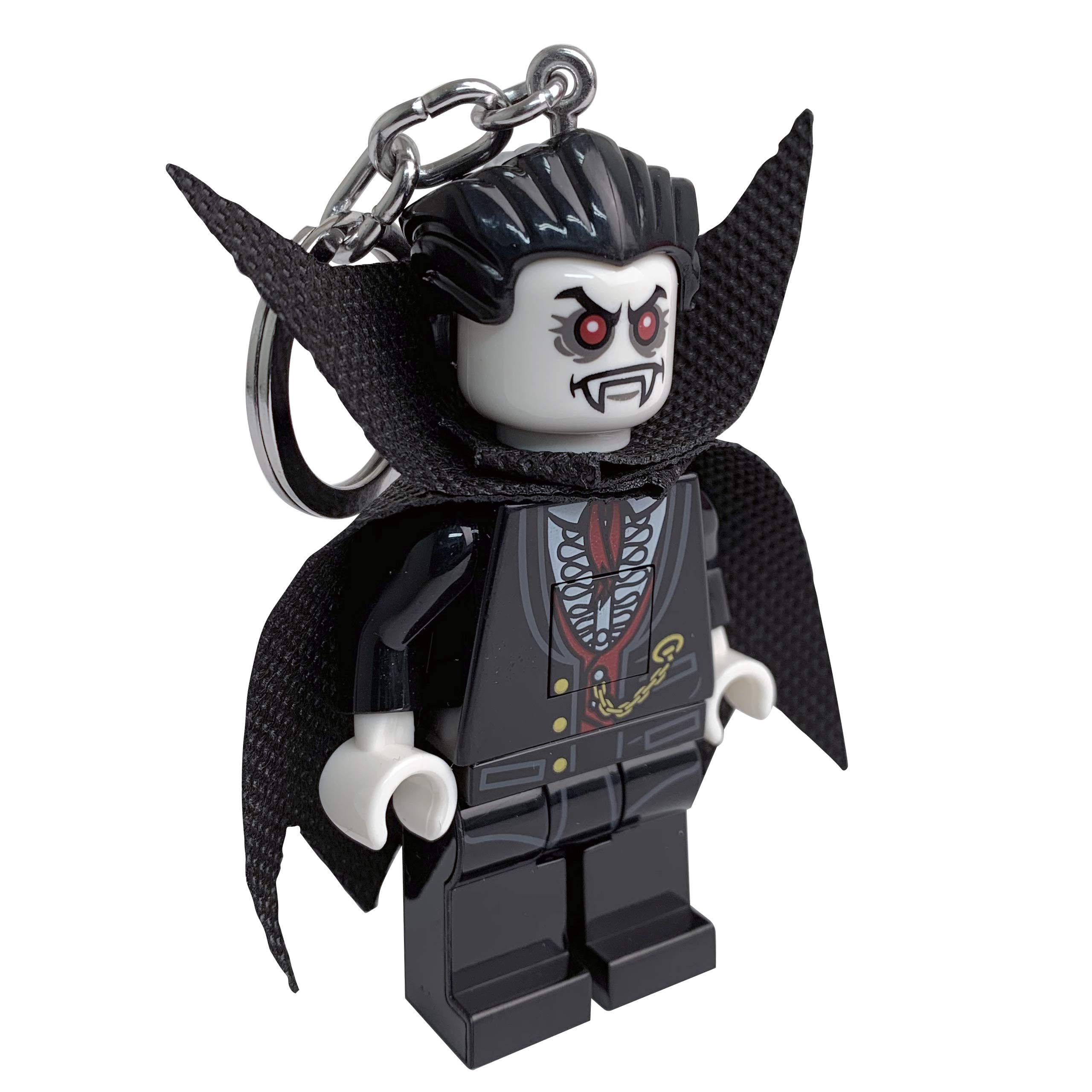 LEGO Monster Fighters Vampyre Keychain Light - 3 Inch Tall Glow-in-The-Dark Figure for Halloween Decor & Cosplay (KE133H) - Perfect for Costume Accessories, Party Favors, and Gift Giving