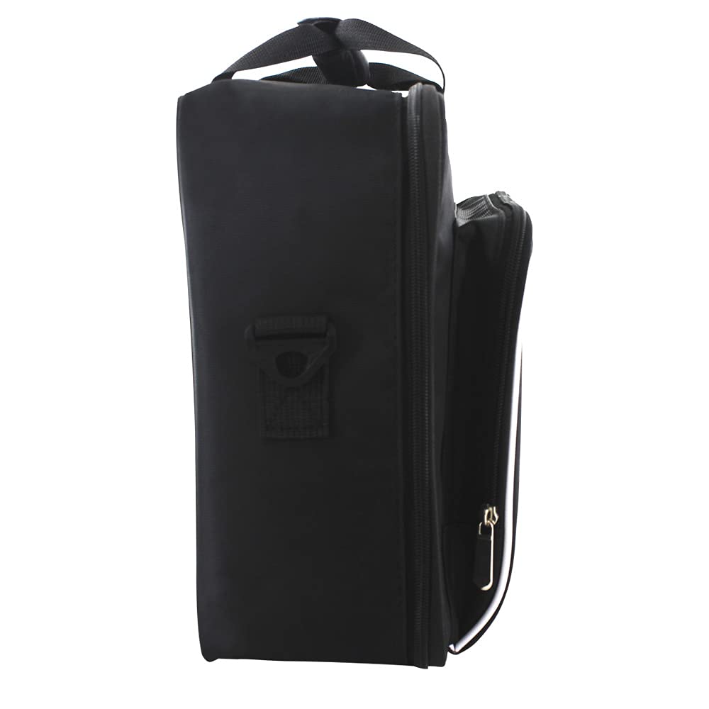 Waterproof Shockproof Travel Storage Bag for PS5/PS5 Slim/PS4 Console & Accessories - Adjustable Handle Protective Case with Pockets for Controllers & Headset - Perfect for Gaming Travel & Home Organization