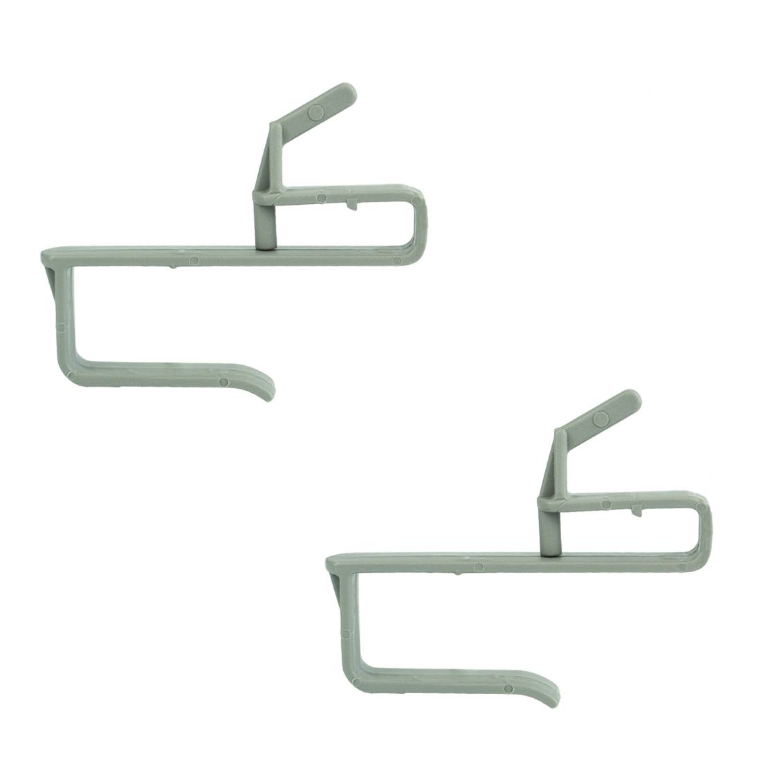 Pulex Heavy Duty Large Bucket Clips - 2 Pack Set for Gardening, Organizing & Home Storage | Durable Plastic Bucket Handles for Water Pails, Cleaning Supplies & Outdoor Use