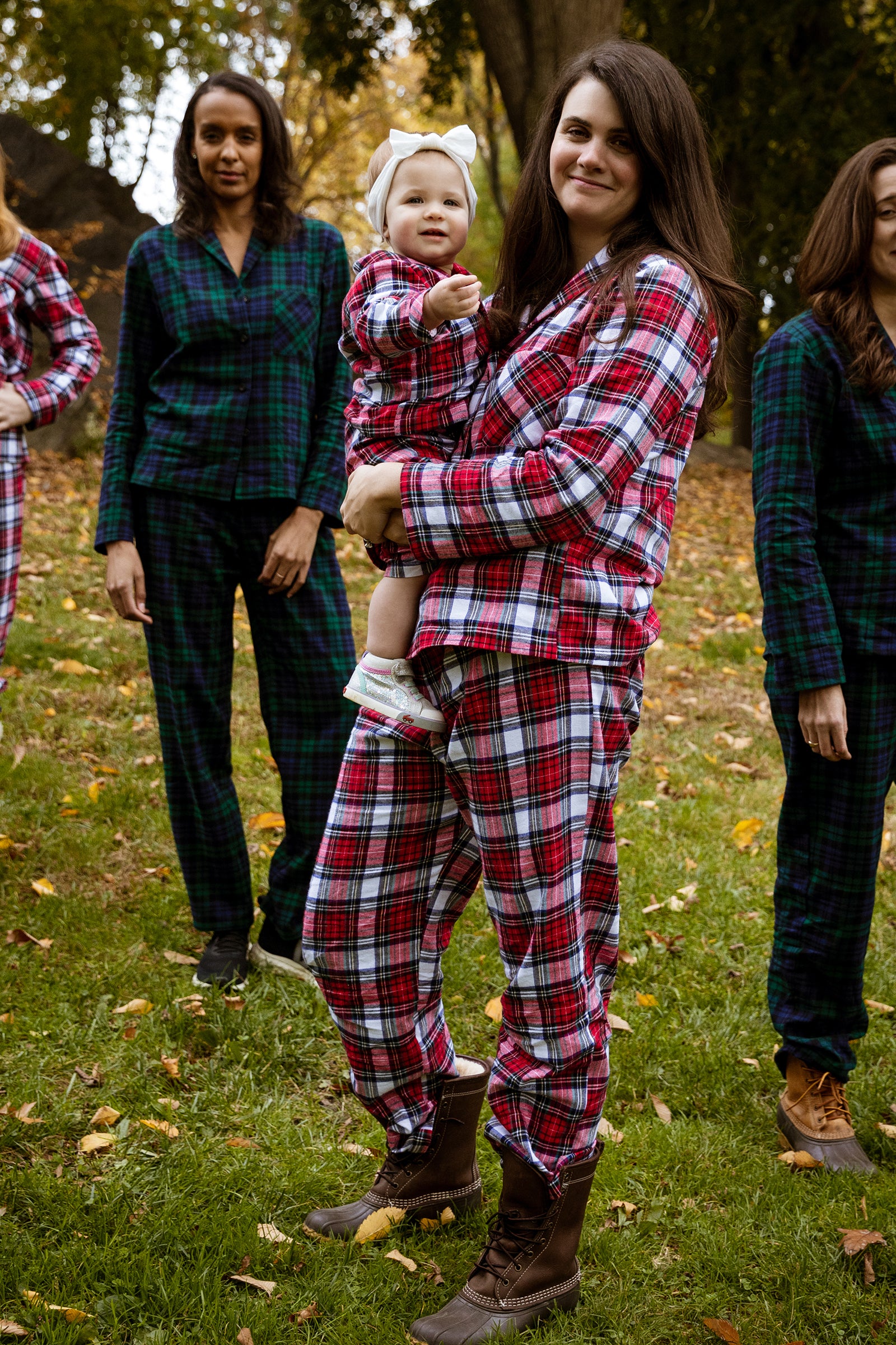 Mom & Mini Matching Set - Red Tartan Plaid Outfit for Women and Kids | Perfect for Family Photos, Holidays & Special Occasions