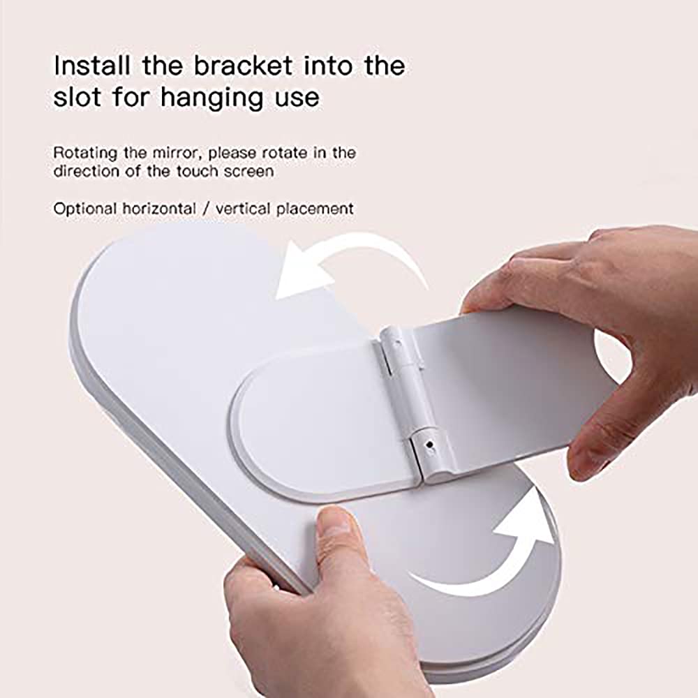 Portable LED Makeup Organizer with Mirror - Travel & Home Use