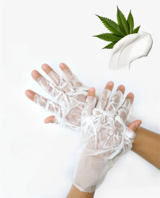 Avry Beauty Herb Gloves - Exfoliating & Moisturizing Hand Treatment Gloves for Soft, Smooth Skin | Perfect for Spa, Home Care & Gift Giving