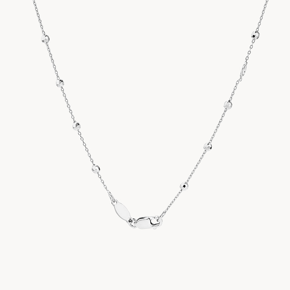 Elegant Silver Bauble Chain Necklace for Women | Trendy Layering Jewelry for Parties, Date Nights & Everyday Wear