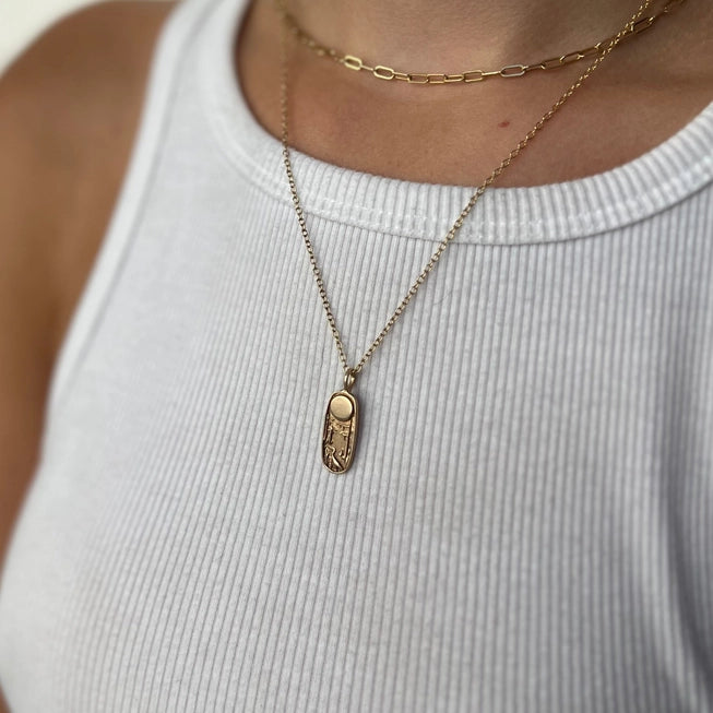 Handcrafted Mimosa Louisiana Wild Pendant Necklace - Unique Cajun Inspired Jewelry for Women - Perfect for Casual Wear, Date Nights & Southern Style Outfits
