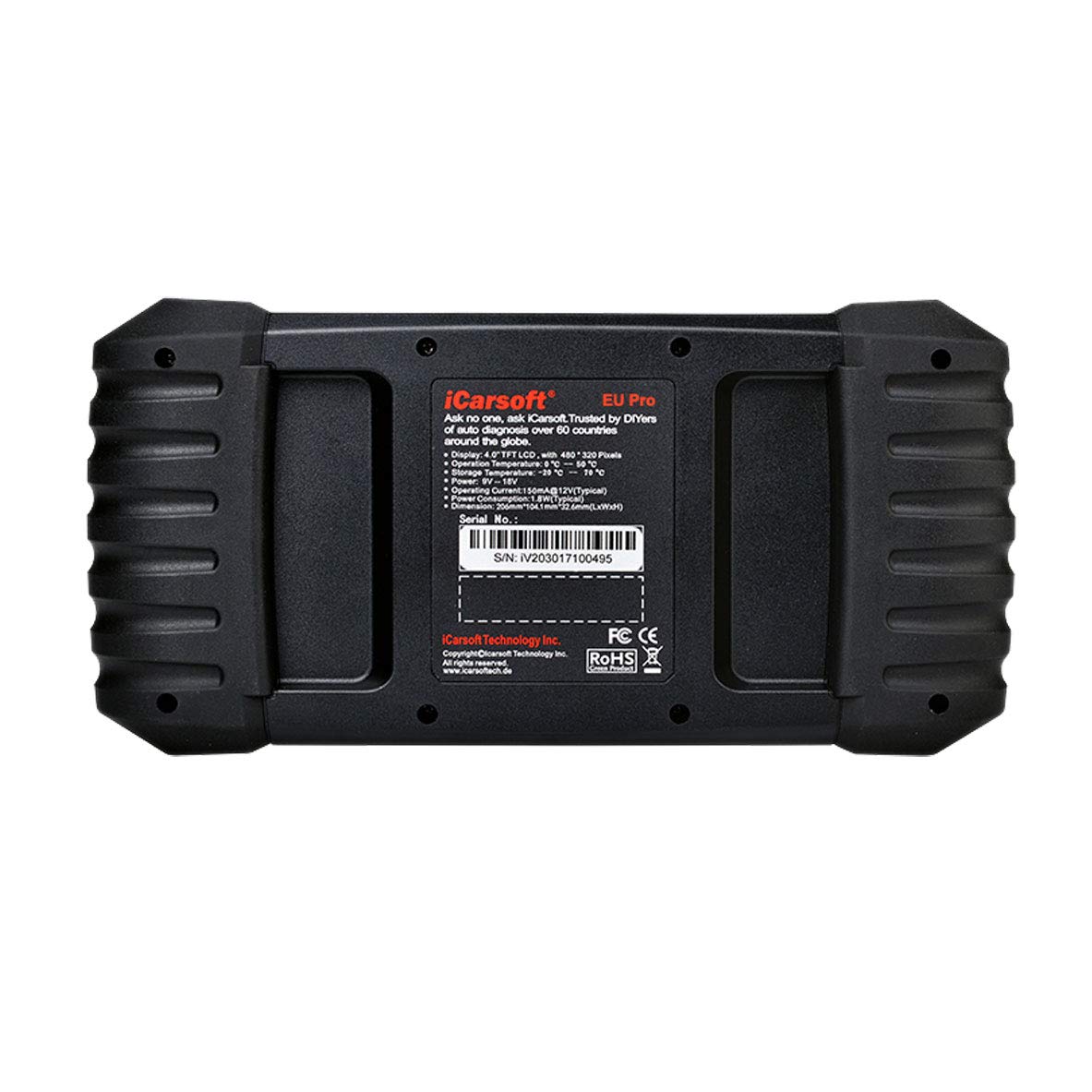 iCarsoft OBD II Diagnostic Scanner Tool EU Pro - Professional Car Code Reader for European Vehicles, Engine Fault Scanner for DIY Auto Repair & Maintenance