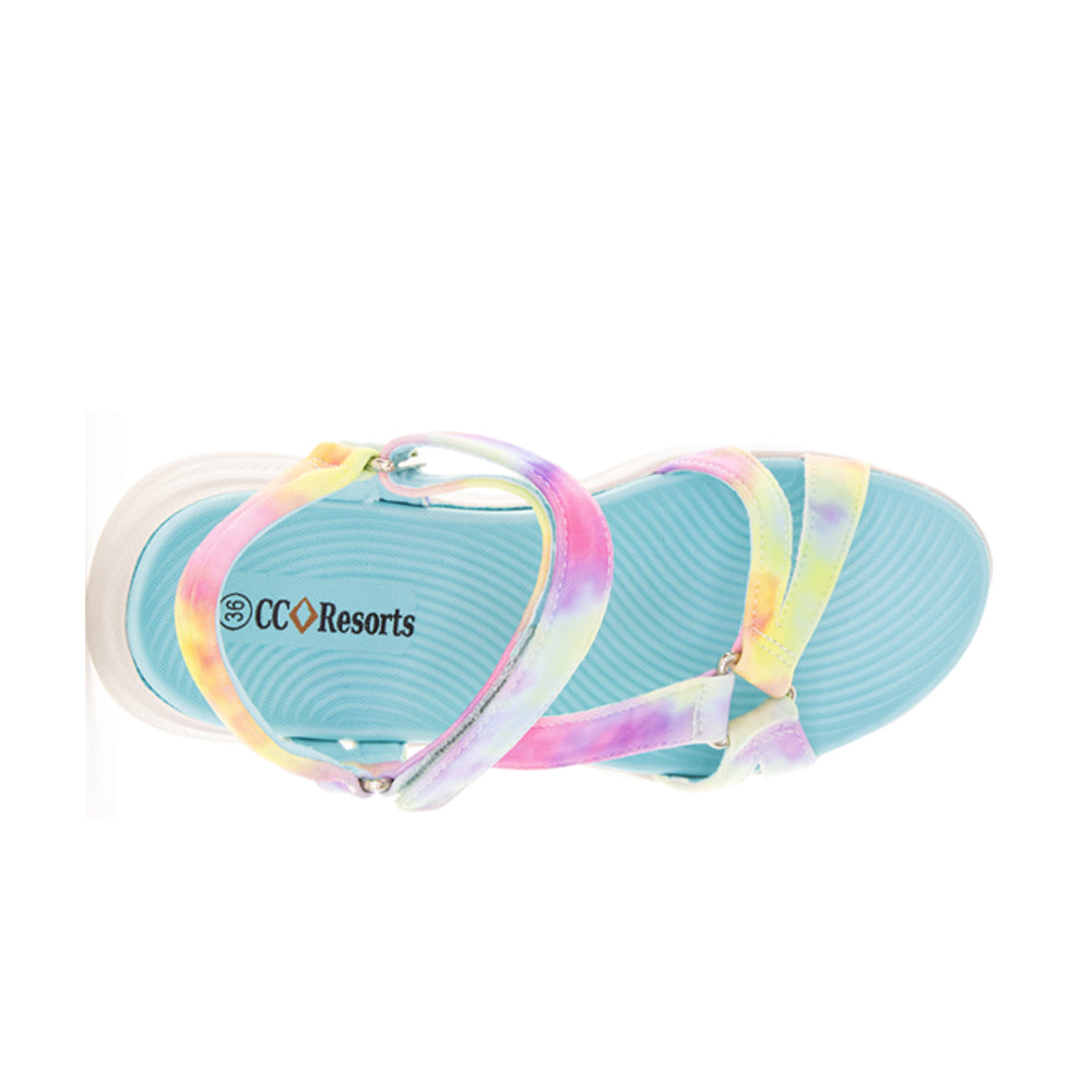 CC Resorts Floss Tie Dye Print - Comfortable & Stylish Dental Floss for Travel, Camping & Outdoor Adventures