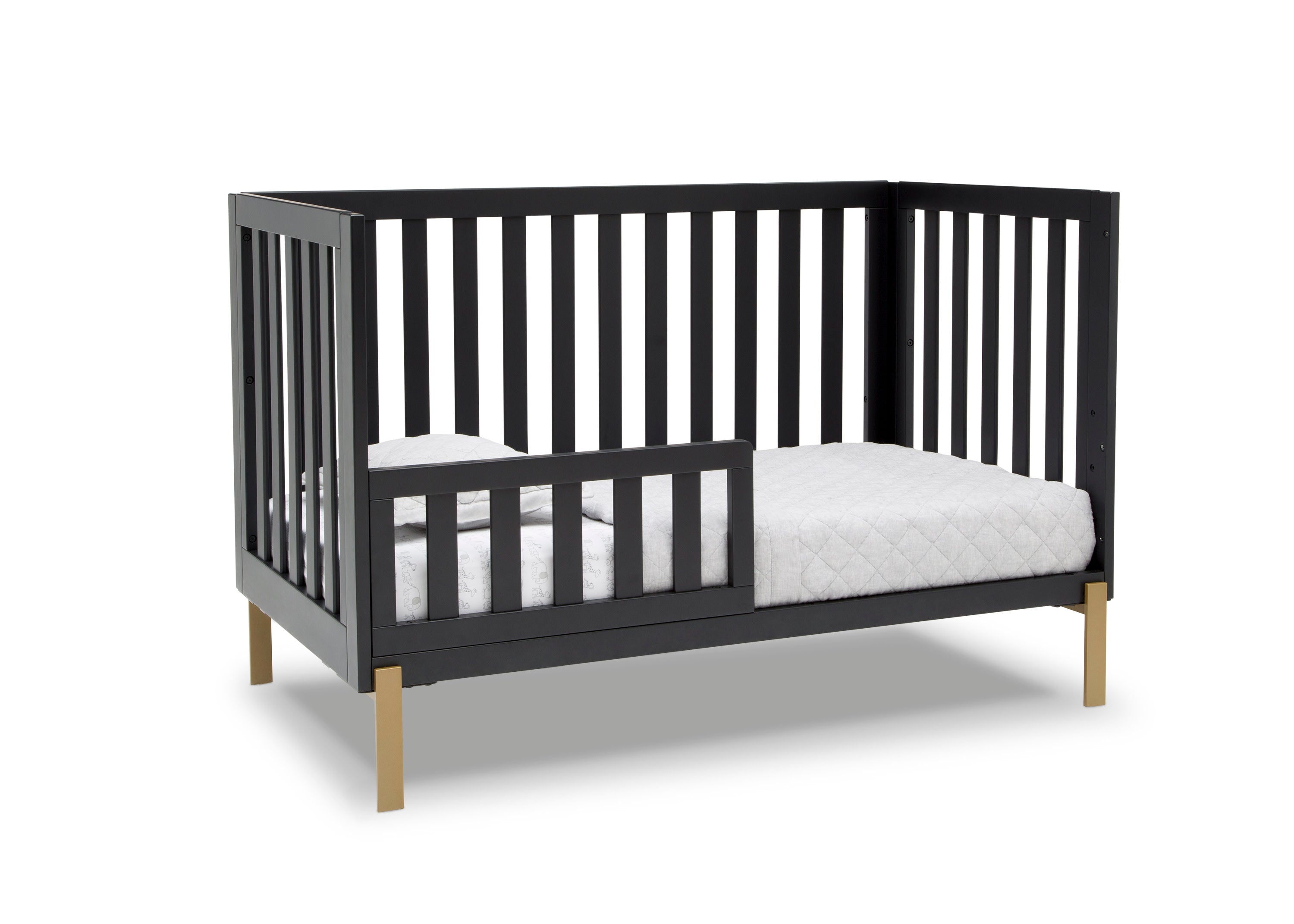 Hendrix 4-in-1 Convertible Baby Crib - Toddler Bed, Daybed & Full-Size Bed - Safe Nursery Furniture for Boys & Girls - Perfect for Newborn to Teen Years