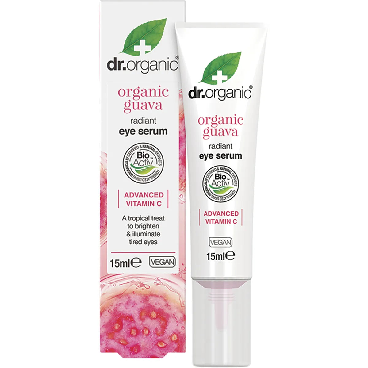 Organic Guava Eye Serum for Dark Circles & Wrinkles - Anti-Aging Treatment for Puffy Eyes, Brightening Under Eye Cream - Perfect for Night & Day Skincare Routine