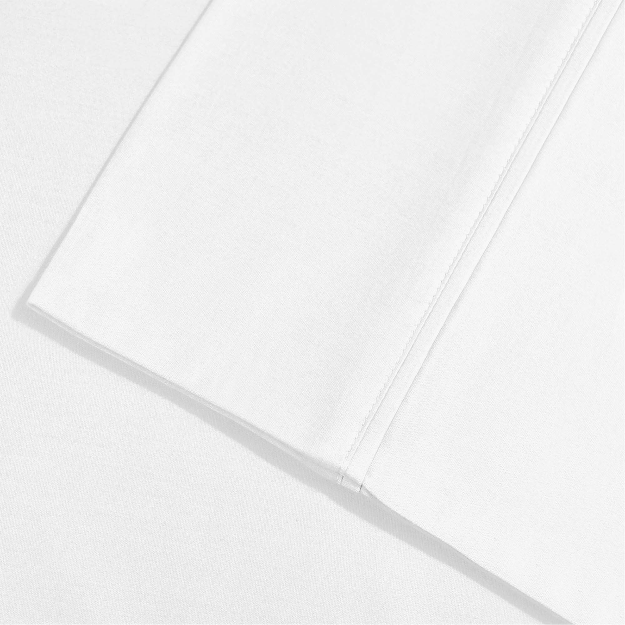 1000 Thread Count Cotton Rich Solid Deep Pocket Bed Sheet Set - Queen Size, Soft & Breathable for Ultimate Comfort - Perfect for Home, Hotel, and Guest Room Use