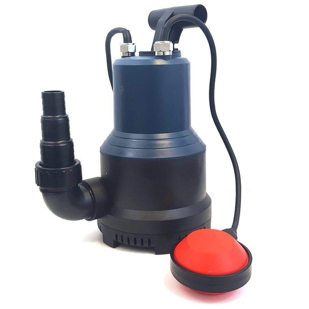 AllPondSolutions 10000L/H Submersible Water Pump for Aquarium, Pond, Fountain - Automatic Dirty Water Pump for Fish Tank, Hydroponics & Outdoor Water Features