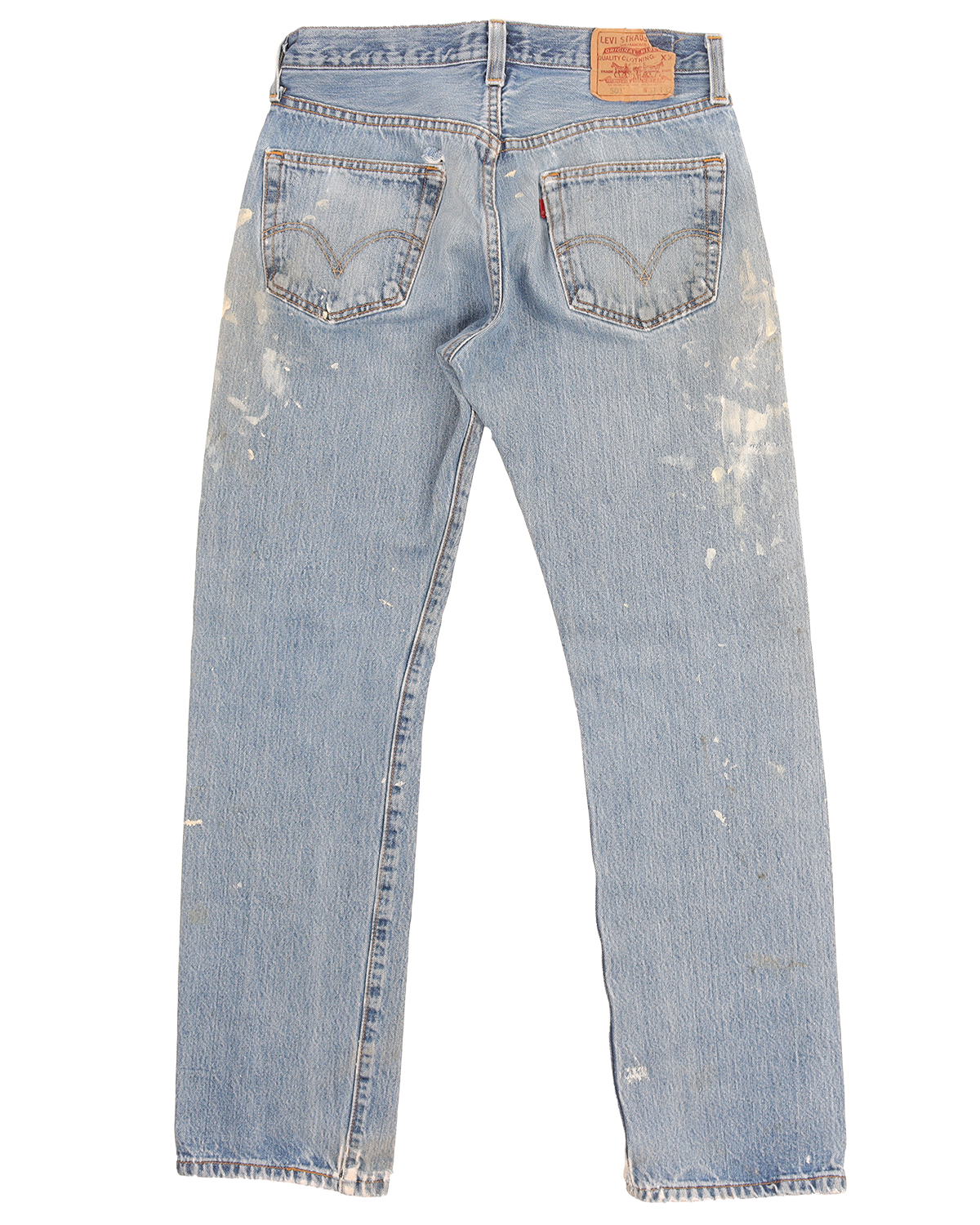 Vintage 1990's Levi's 501 Original Fit Painter Jeans - Classic Denim Pants for Men, Retro Workwear & Casual Style