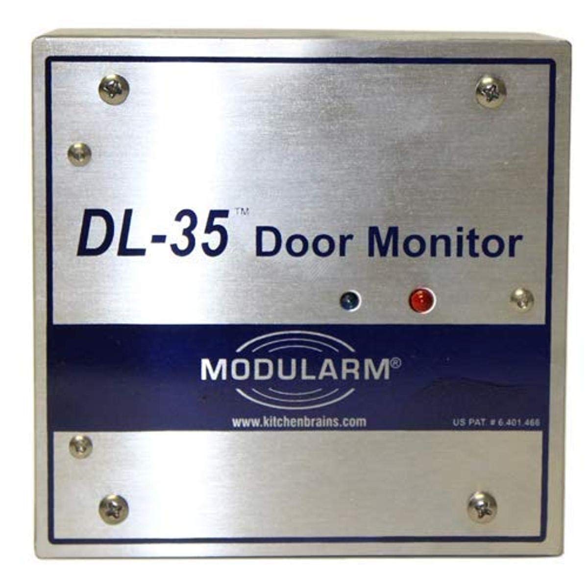 DL-35 Modular Walk-in Freezer & Cooler Door Alarm Monitor - 1 Pack White Commercial Grade Automated Security System for Restaurants, Grocery Stores & Food Trucks