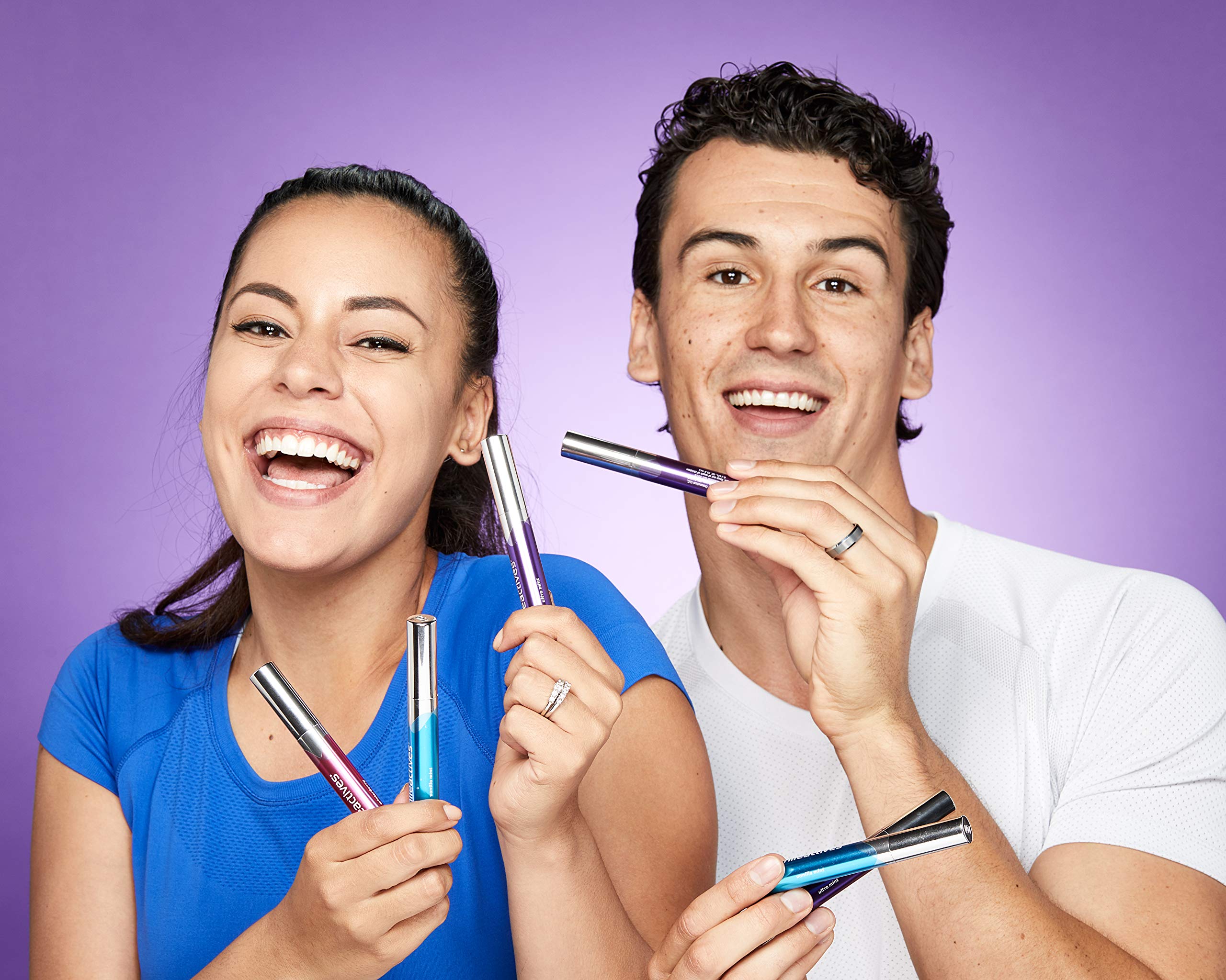 Smileactives Teeth Whitening Pen - Fast Acting Dental Whitener & Stain Remover with Precision Brush Tip | Professional Whitening Gel for Brighter Smile | Travel-Friendly & Easy to Use | Spearmint Flavor | Perfect for On-the-Go Whitening, Pre-Date Prep, and Special Occasions | 1 Pack