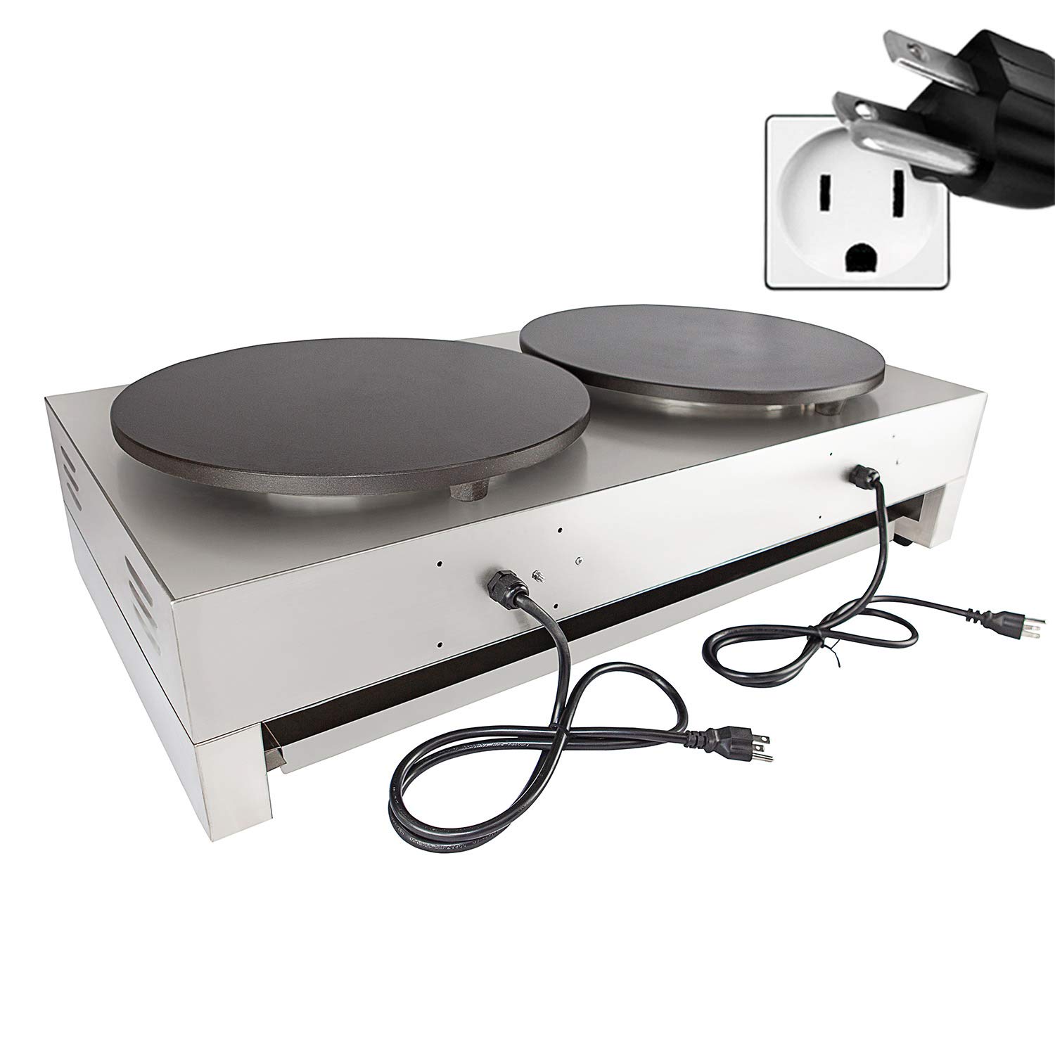 ALDKitchen Commercial Electric Crepe & Pancake Maker - 16