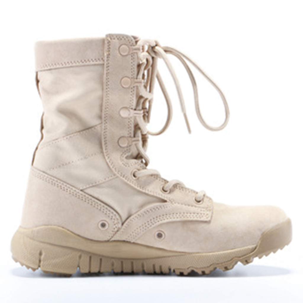 Men's Military Combat Boots - Breathable Army Jungle Work Boots for All Terrain, Tactical Police Force Shoes | Perfect for Hiking, Outdoor Work & Tactical Missions