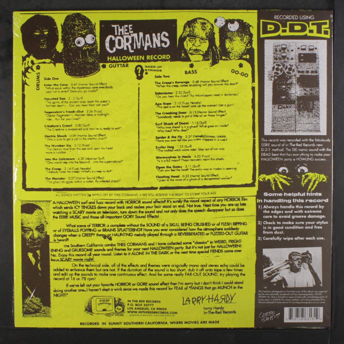 Spooky Halloween Sound Effects Record - Haunted Sounds for Parties, Decor & Scary Atmosphere | Perfect for Halloween Events & Home Decor