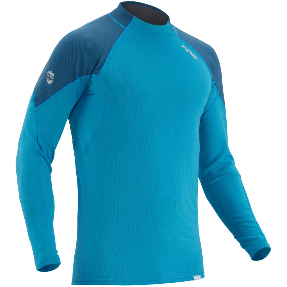 NRS HydroSkin 0.5 Men's Long Sleeve Shirt - Quick-Dry UV Protection Fishing & Kayaking Shirt for Outdoor Water Sports (Closeout)