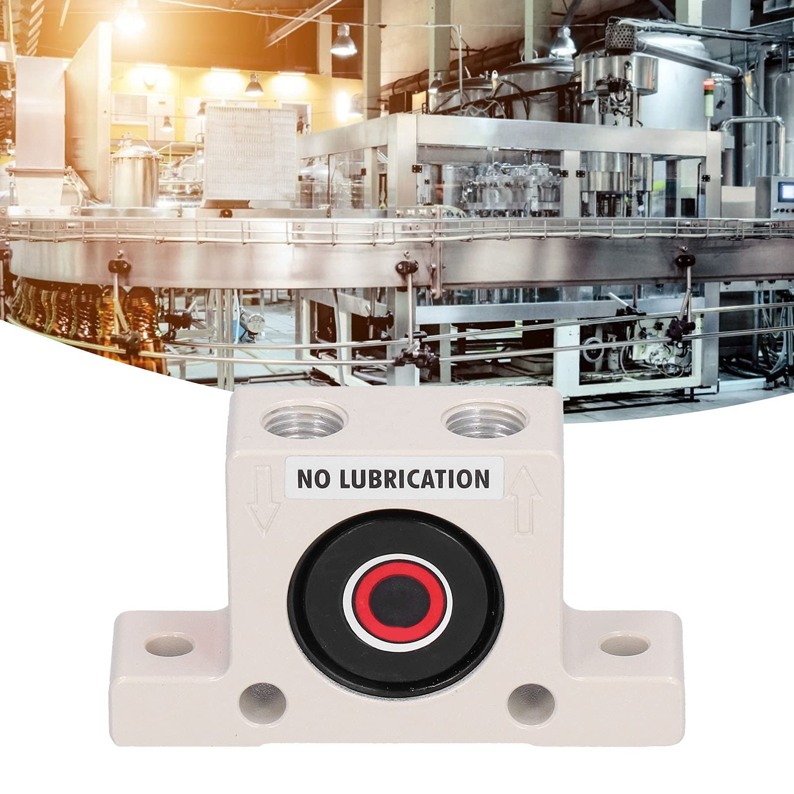 1/4 Inch Piston Pneumatic Vibrator - High Temperature 150°C Energy Saving Air Vibrator for Vibration Tables & Filter Screens | Industrial Material Handling & Concrete Compaction Tool