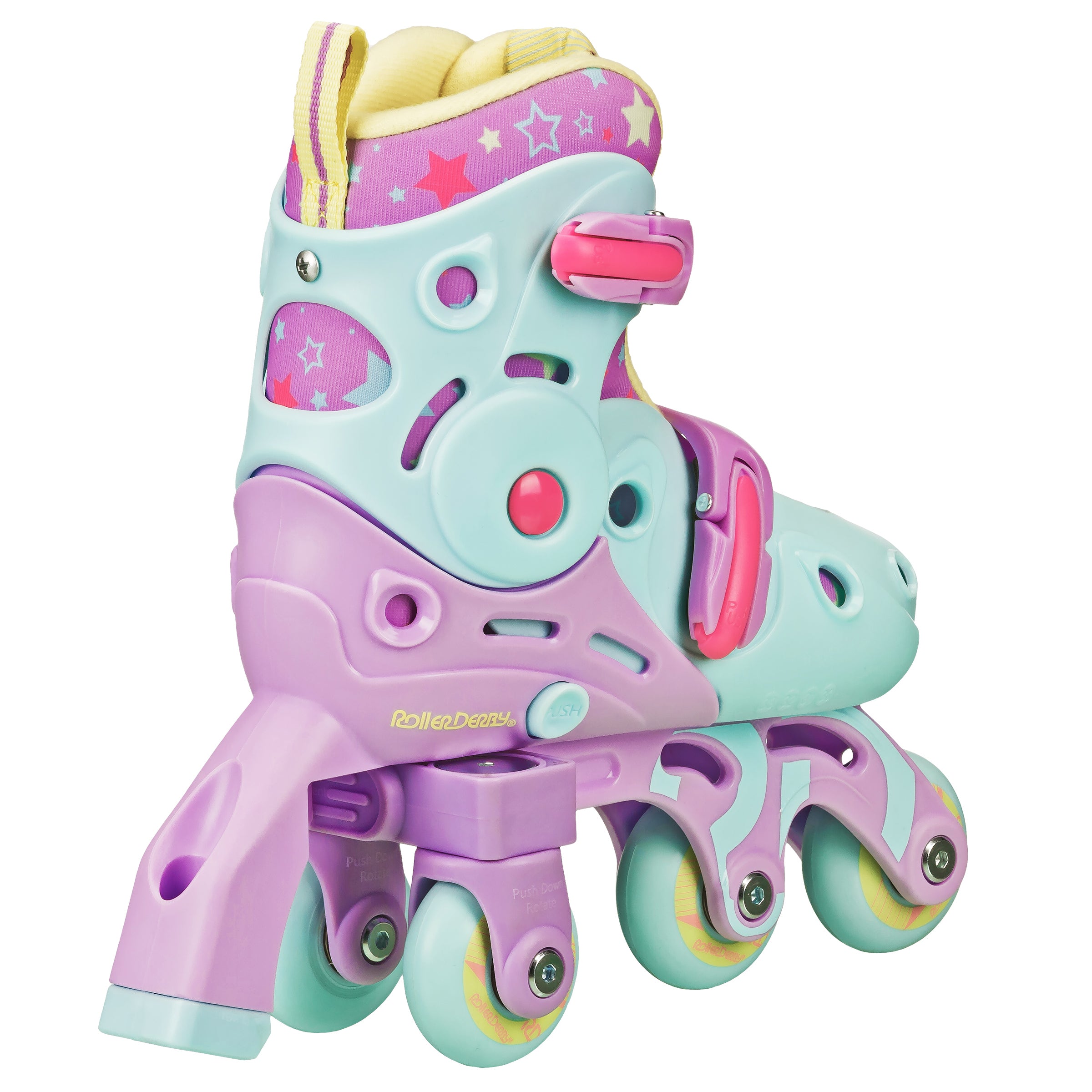Adjustable Roller Skates for Girls - Switch Style with Light-Up Wheels - Perfect for Indoor & Outdoor Skating, Birthday Gifts, and Fun Exercise