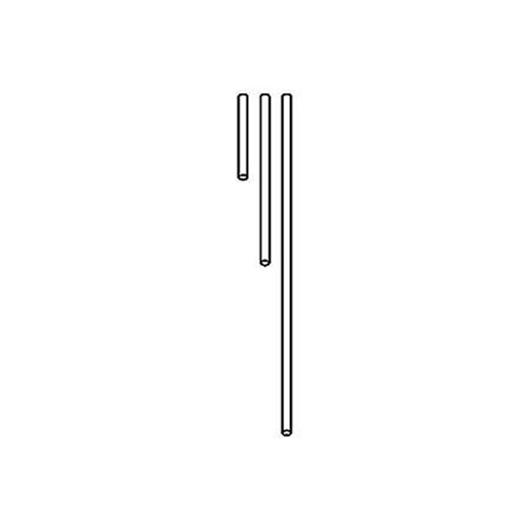 1/2 OD x 12 L Stem for Lighting Fixture - Replacement Part for Pendant Lights, Chandeliers & Ceiling Fixtures - Perfect for Home, Office & Commercial Lighting Installation