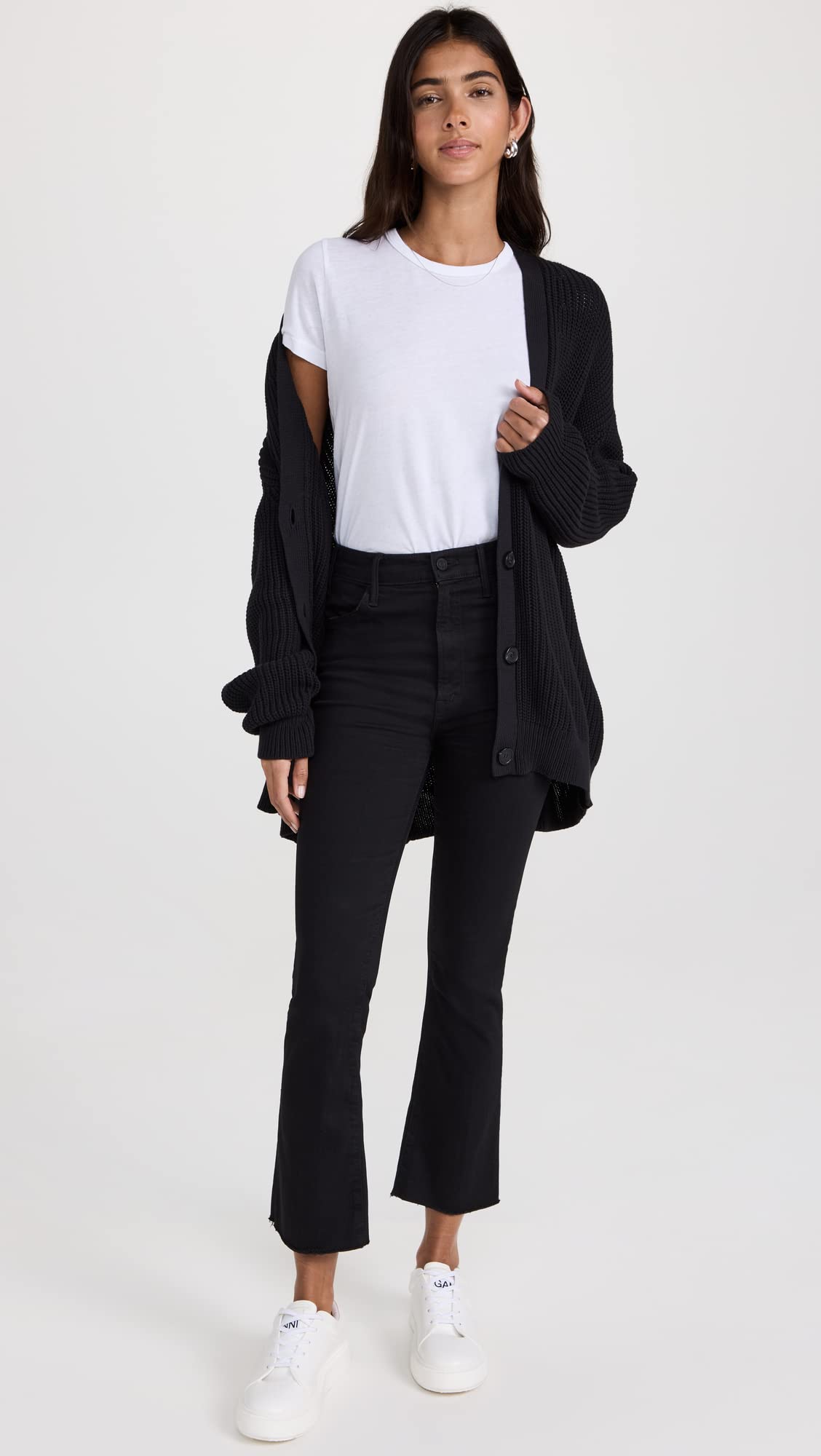 MOTHER Women's The Hustler Ankle Fray Jeans - Distressed Denim Pants for Casual Wear, Street Style & Everyday Outfits