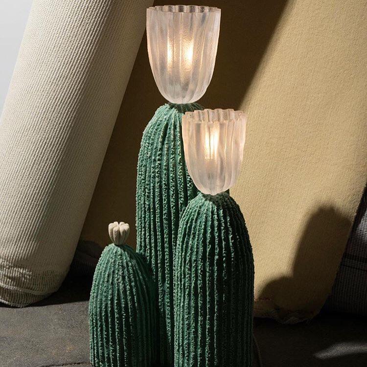 Cactus Lamp - 3D Night Light for Bedroom, Nursery & Living Room | USB-Powered LED Desk Lamp for Home Decor & Relaxation | Perfect for Kids Room, Office & Gift Ideas