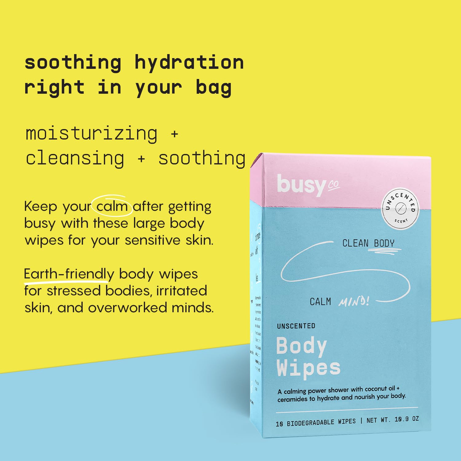 Natural Body Wipes for Women - Deodorizing Armpit Sweat Wipes for Body Odor Control - No Rinse Needed, Shower Alternative with Citrus, Arnica Flower, Charcoal & Glycolic Acid (30 Wipes, 3-Pack) - Perfect for Gym, Travel & Post-Workout Freshening Up
