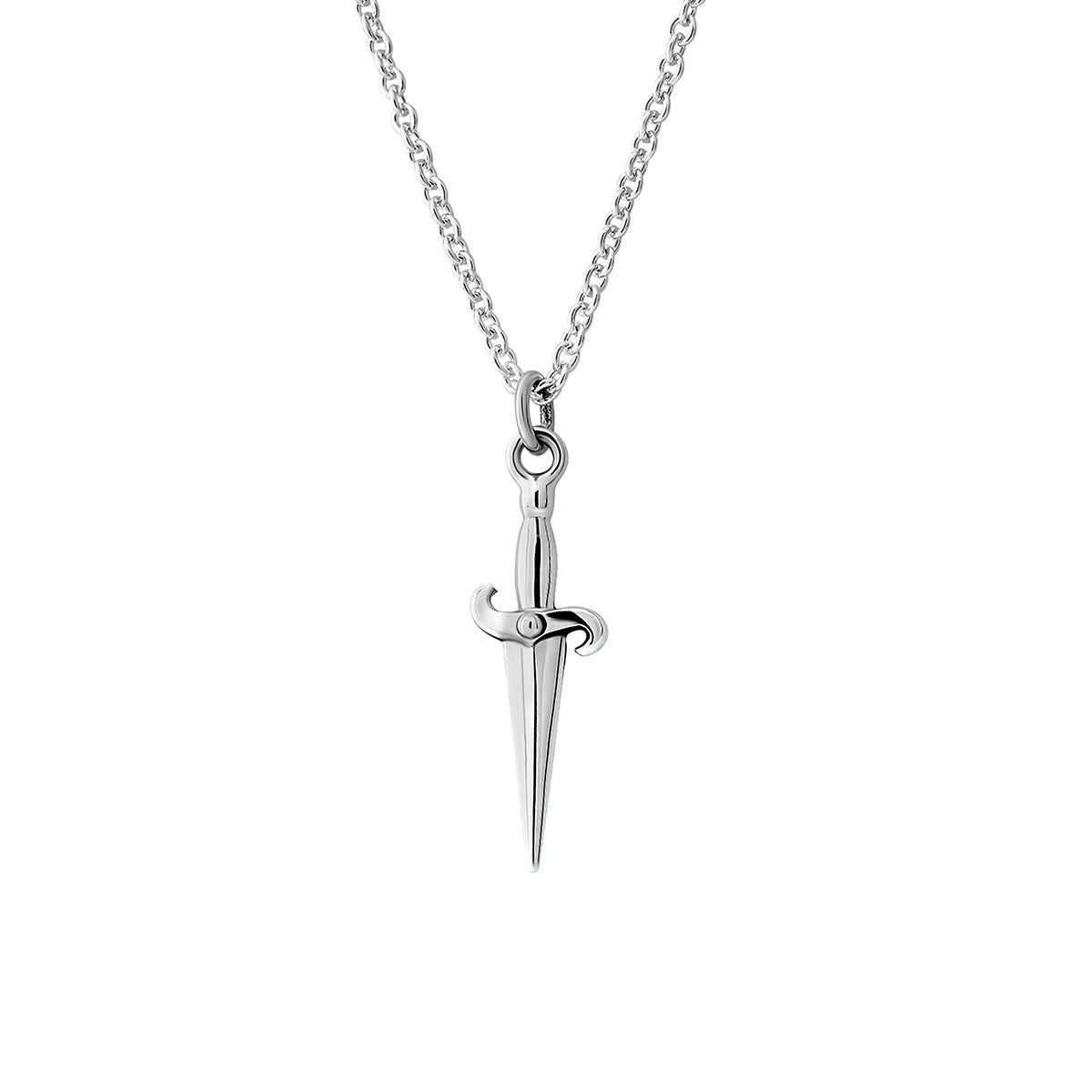 Divine Dagger Necklace for Women - Gothic Punk Jewelry, Stainless Steel Pendant with Chain - Perfect for Halloween, Cosplay, and Alternative Fashion