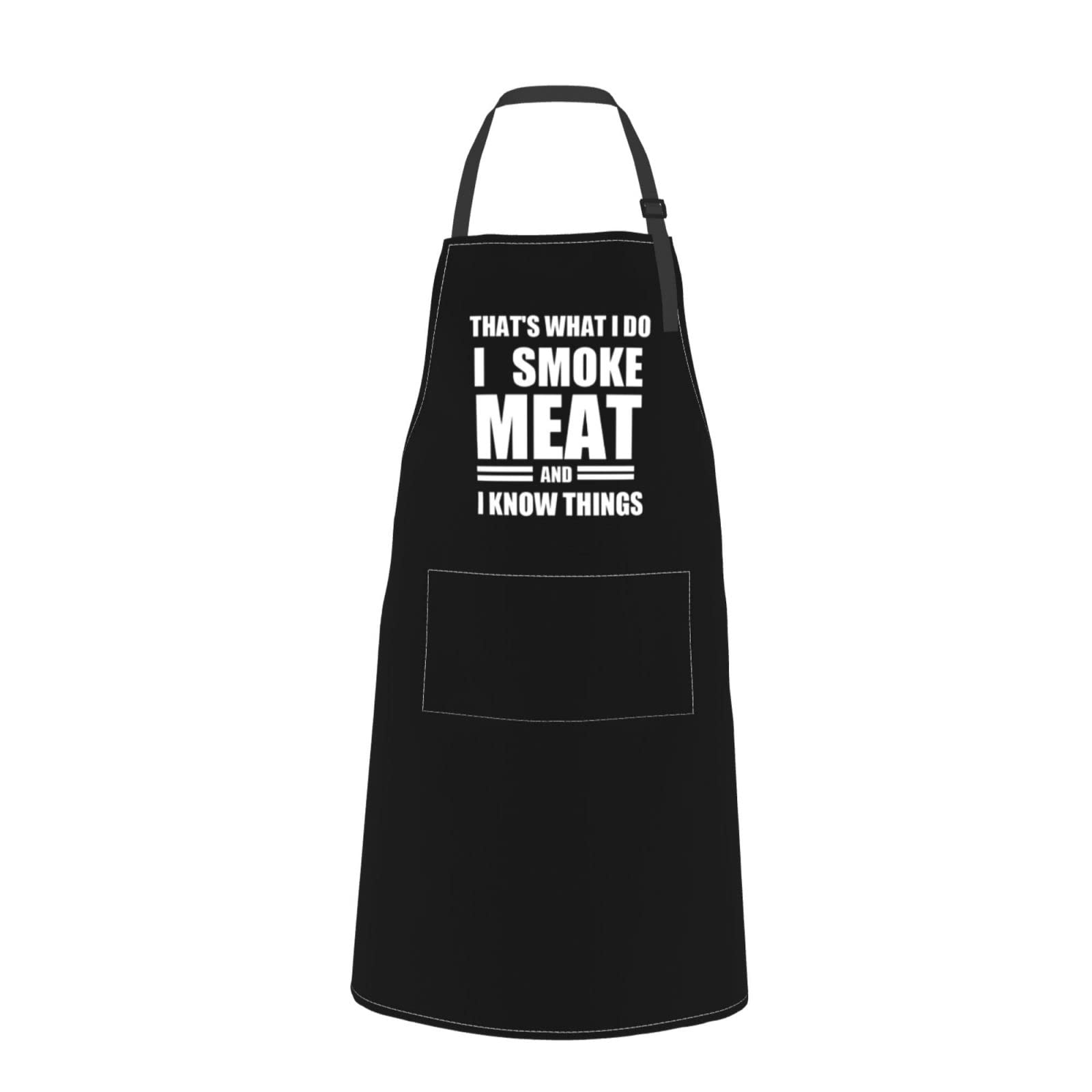 Adjustable BBQ Apron for Men & Women - Cooking Apron with Pockets - Perfect for Grilling, Barbecue & Outdoor Cooking - Ideal Grilling Gifts for Chefs & Home Cooks