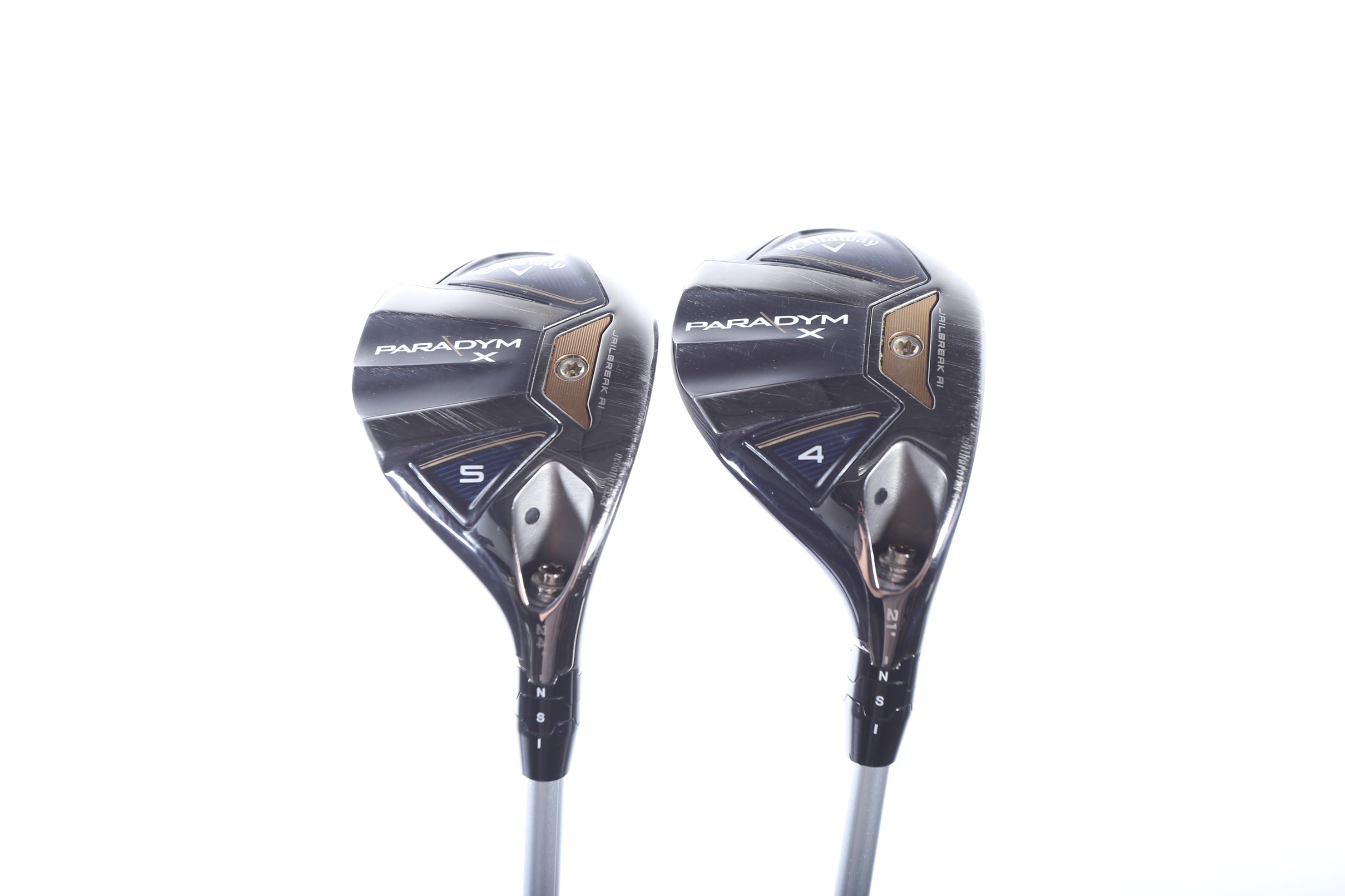 Used Callaway Paradym X Hybrid Golf Club Set - Right Handed 4H & 5H with Seniors Flex - Perfect for Senior Golfers on the Course or Driving Range