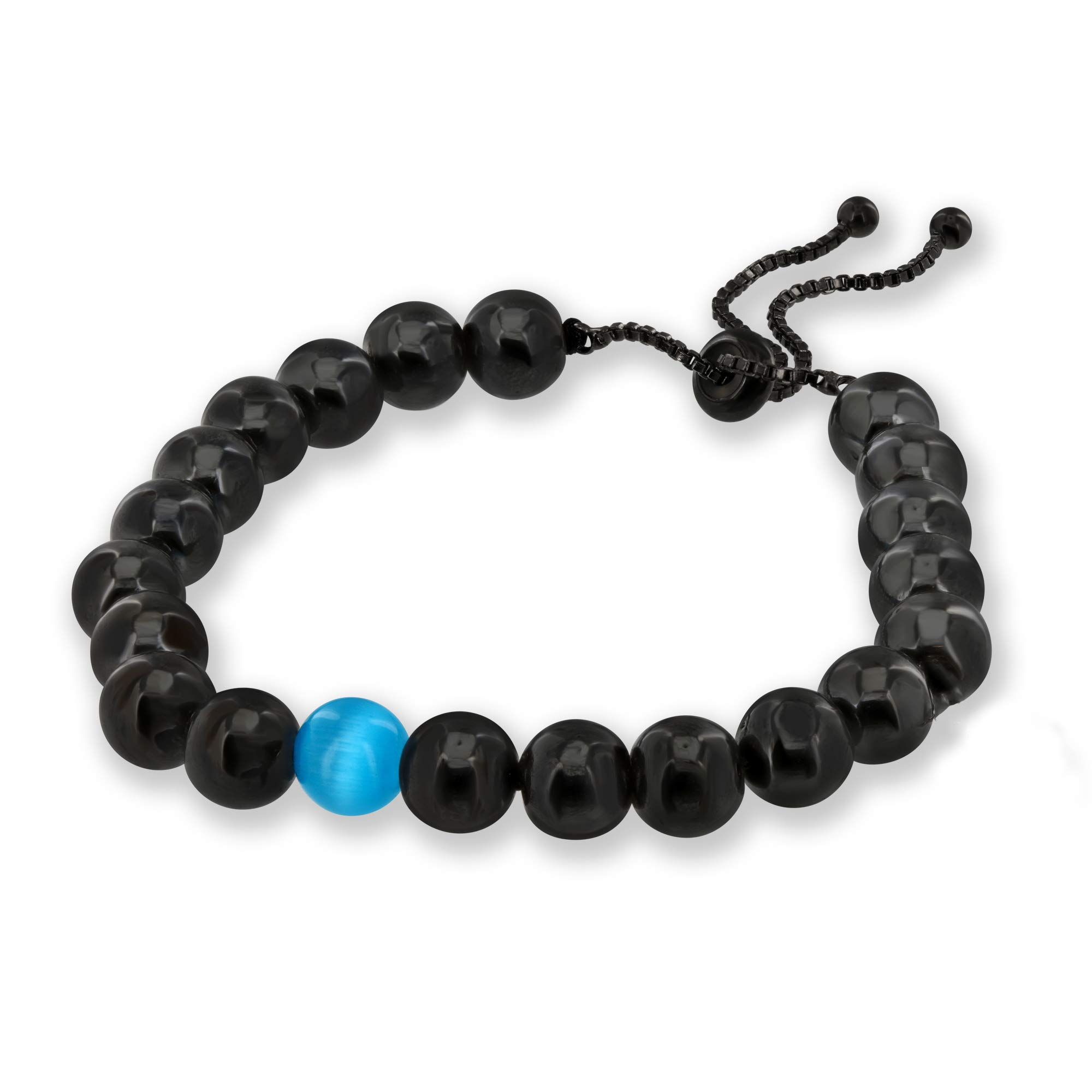 Believe London Gemstone Healing Chakra Bracelet - Natural Anxiety Relief Crystal Bracelet for Men & Women - Stress Relief, Reiki & Yoga Accessory - Semi-Precious Stone Diffuser - Perfect for Meditation, Spiritual Healing & Daily Wellness