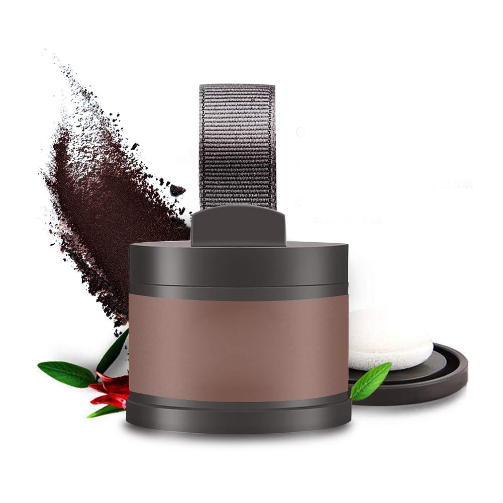 Root Touch Up Hair Powder - Hairline Shadow Cover & Forehead Filling Powder for Instant Hair Thickening - Light Coffee Shade | Perfect for Daily Use, Special Occasions & Travel Touch-Ups
