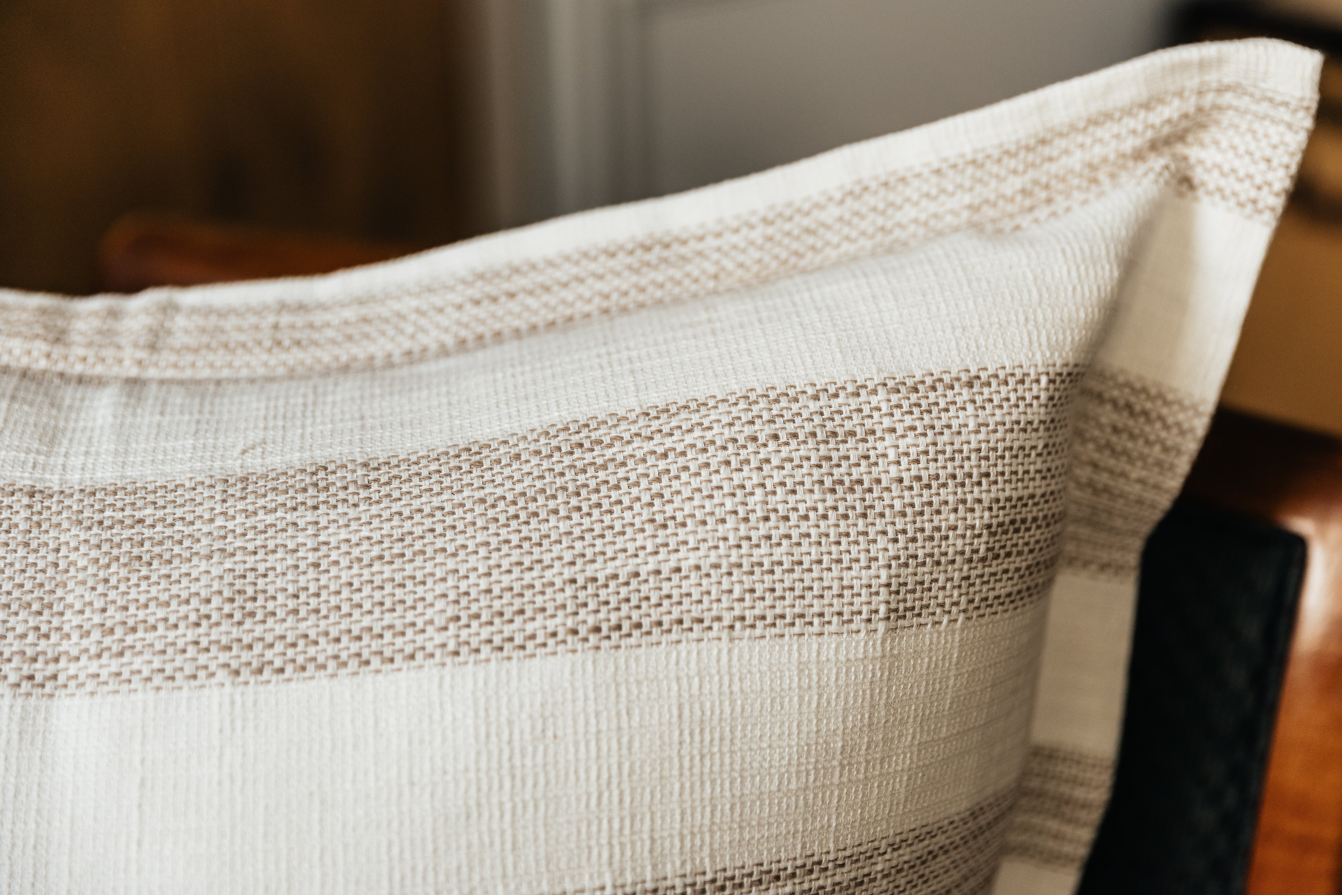 Premium Hayden Euro Pillow Cover - Soft & Breathable Cotton Linen Blend - 26x26 Inches - Decorative Cushion Case for Sofa, Bed, Living Room - Home Decor Essentials