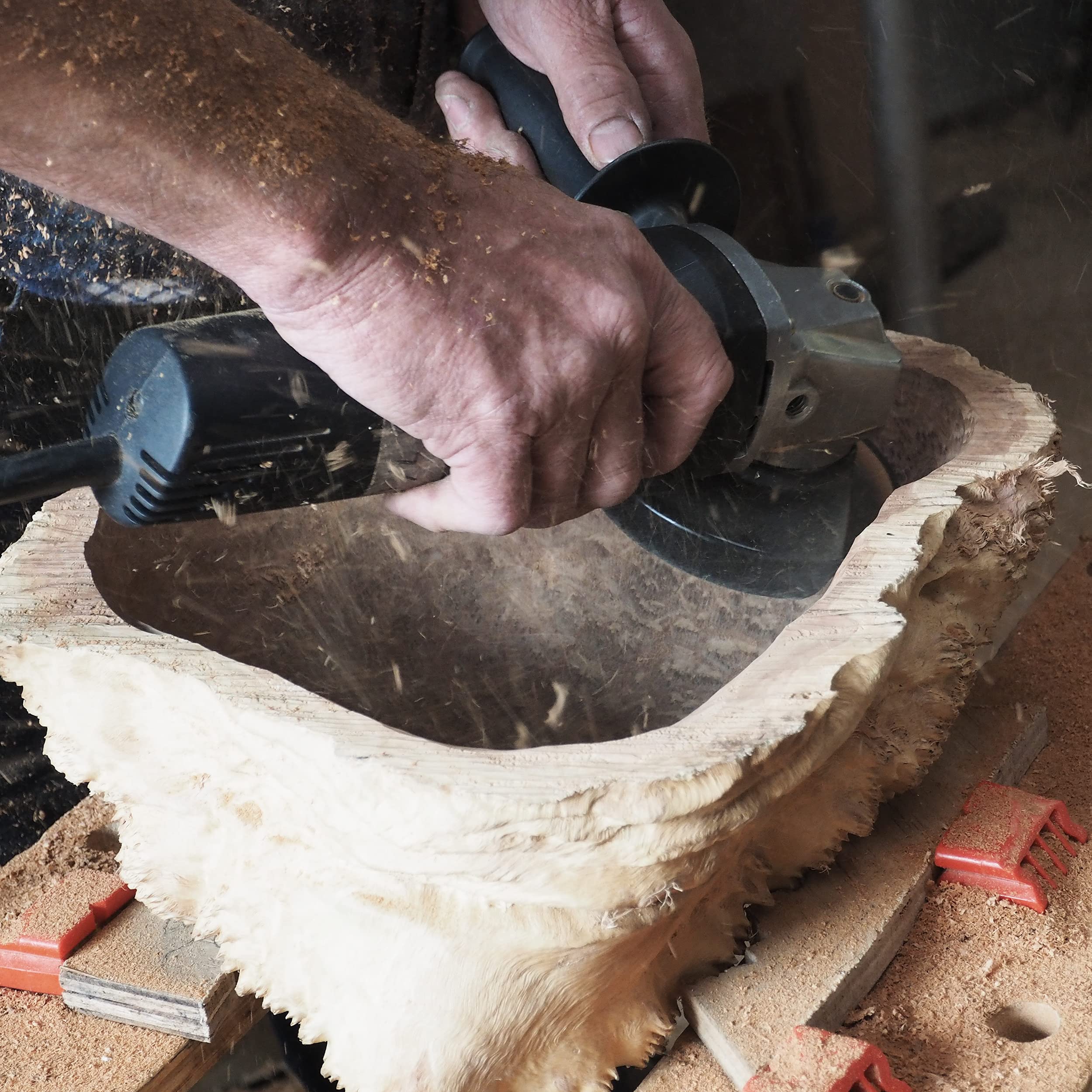 ARBORTECH TURBOPlane Blade 4-Inch/100mm Carbide Woodworking Disc for Angle Grinder Attachment | Fast Wood Removal & Smoothing | Perfect for DIY Projects, Furniture Making & Wood Carving (Model: IND.FG.400.20)