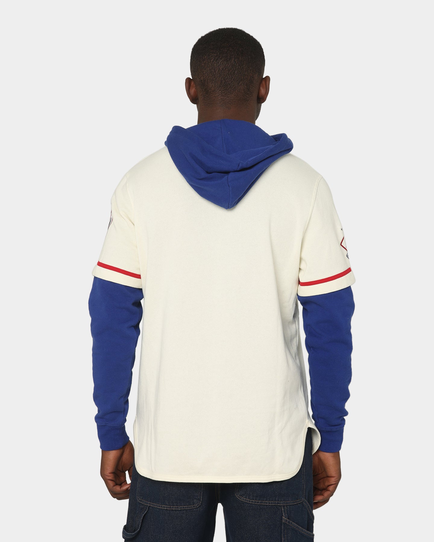 47 Brand Atlanta Braves Shortstop Hoodie Cream - Cozy MLB Fanwear for Men & Women - Perfect for Game Day, Casual Wear & Outdoor Activities