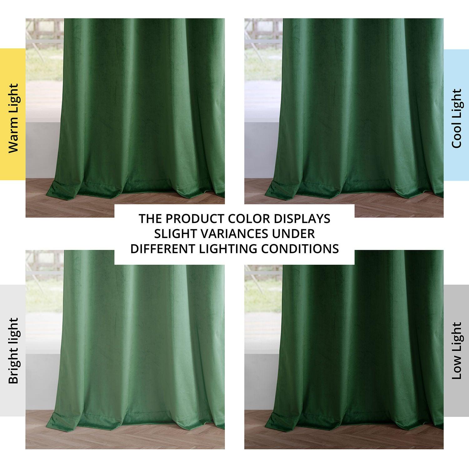 Blackout Velvet Curtains with Grommet Top - Thermal Insulated Room Darkening Drapes for Bedroom & Living Room (Set of 2 Panels) - Perfect for Home Theater, Nursery & Light Sleepers