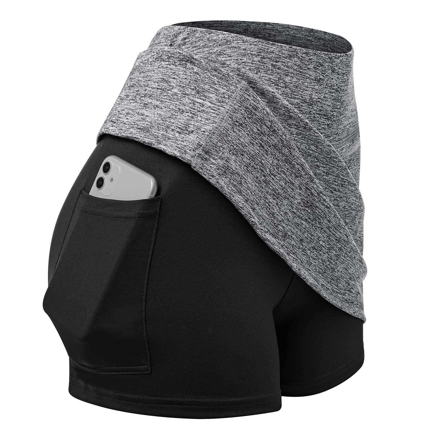 Women's Tennis Skirts with Built-in Shorts & Pockets - Athletic Skorts for Golf, Running & Workout | Comfortable Sports Skirts for Active Women
