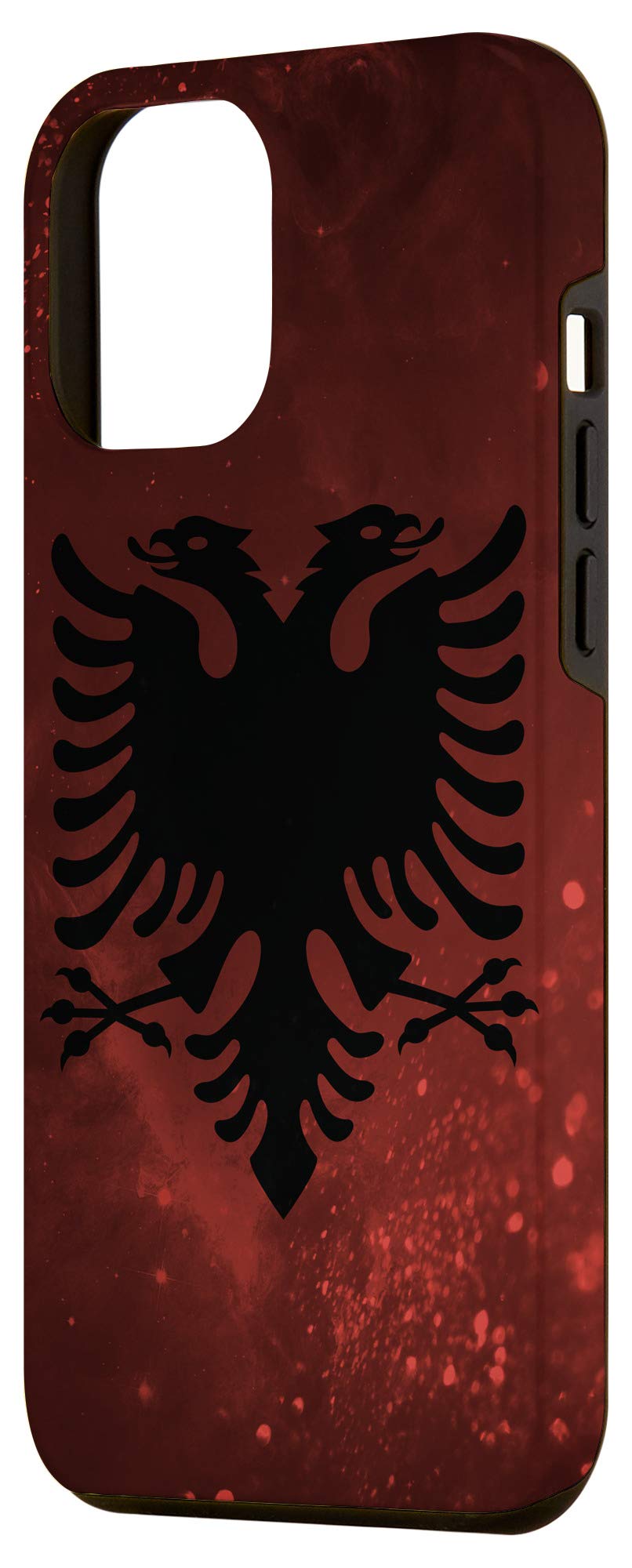 iPhone 12 Pro Max Case with Albania Flag Design - Premium Albanian Pride Phone Cover for iPhone 12 Pro Max - Perfect for Travel, National Events & Showing Patriotism