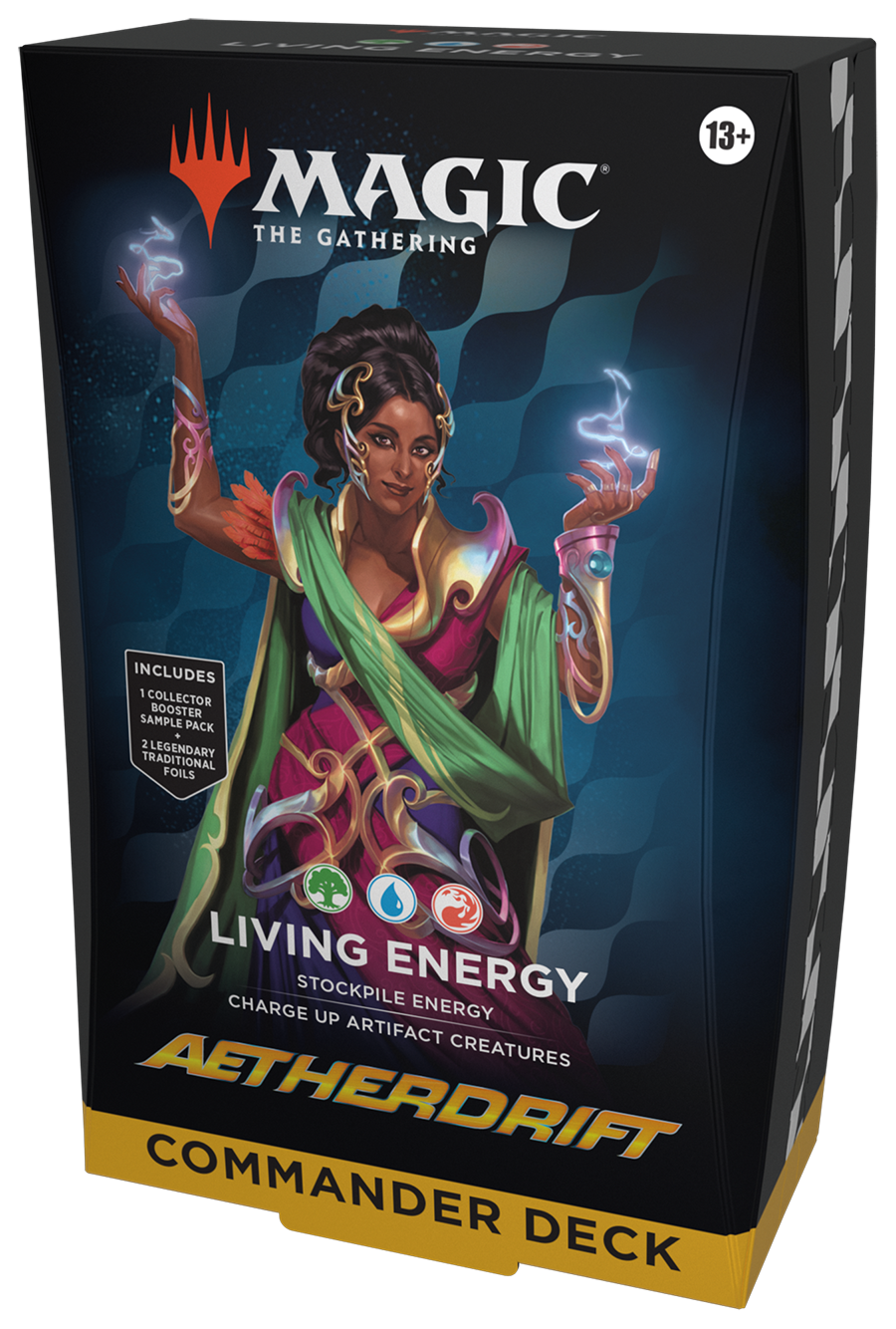 Magic: The Gathering Aetherdrift Commander Deck Bundle - Premium MTG Cards for Strategy Gameplay & Collecting | Perfect for Commander Format Battles & MTG Tournaments