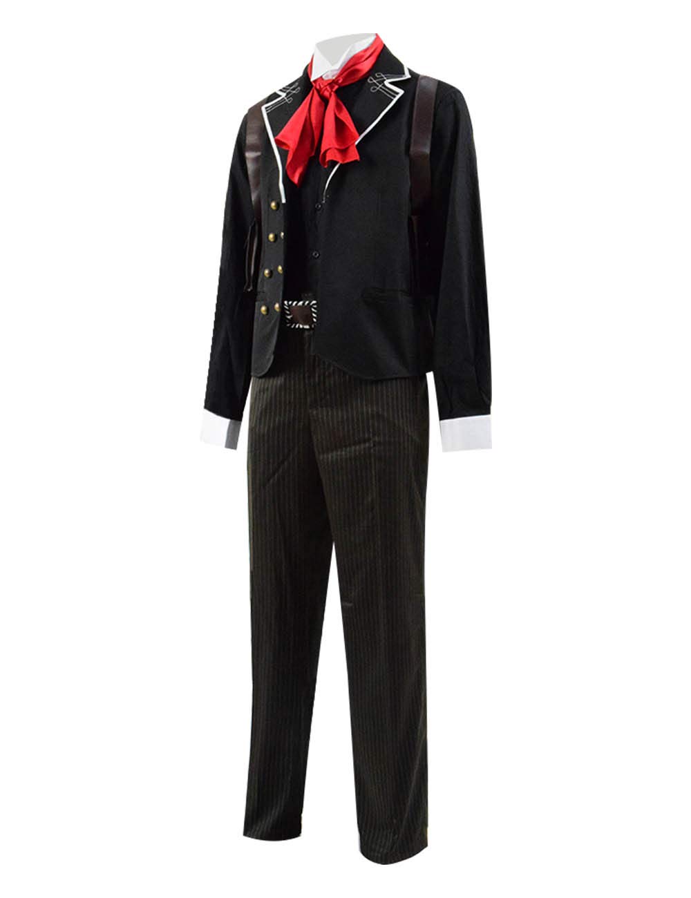 Bio Infinite Booker Steam Punk Costume for Men - Halloween Cosplay Outfit (US Size L) | Perfect for Halloween Parties, Comic Con & Cosplay Events