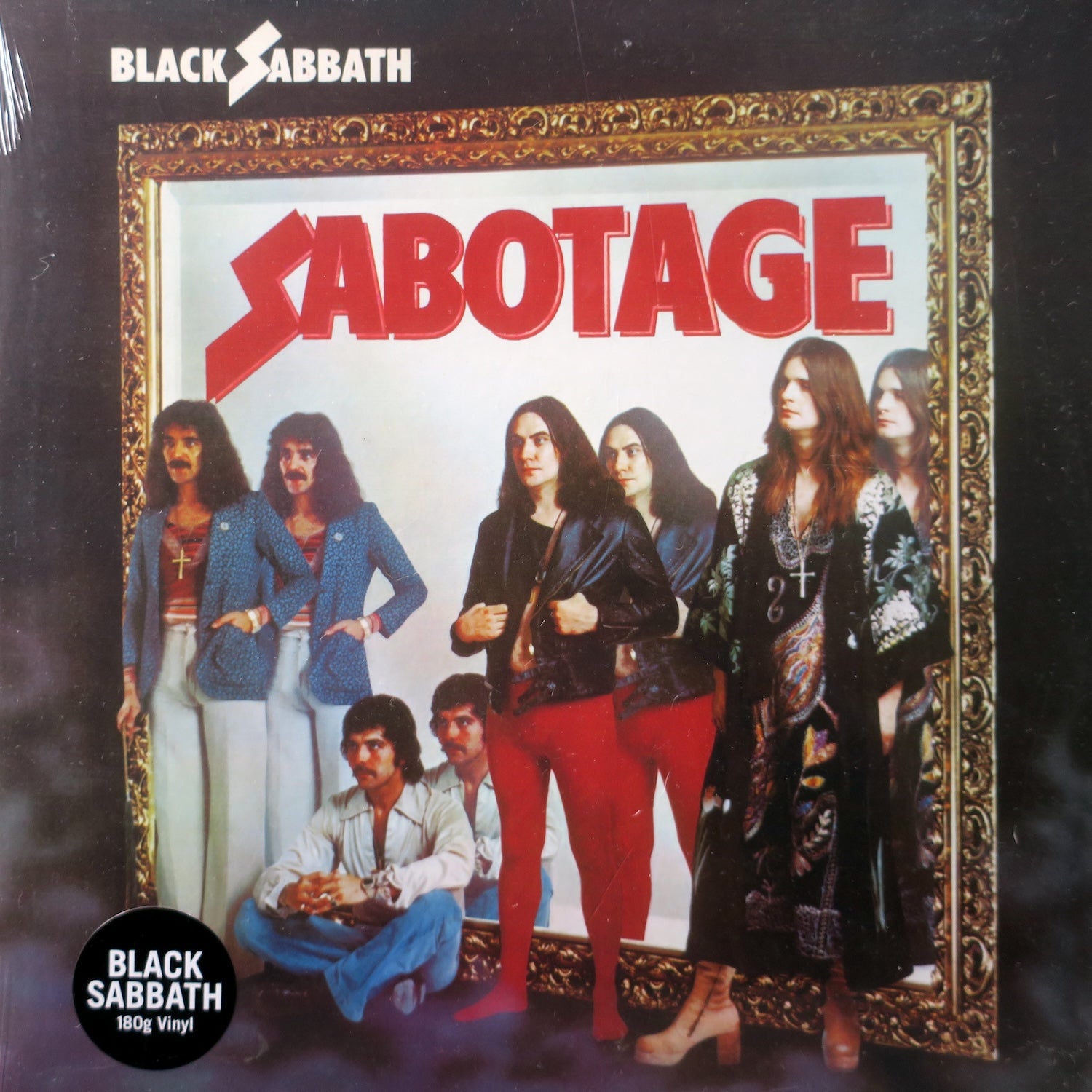 BLACK SABBATH 'Sabotage' 180g Vinyl LP Record - Heavy Metal Music Album for Audiophiles & Collectors - Perfect for Home Listening, Vinyl Collections & Music Gifts