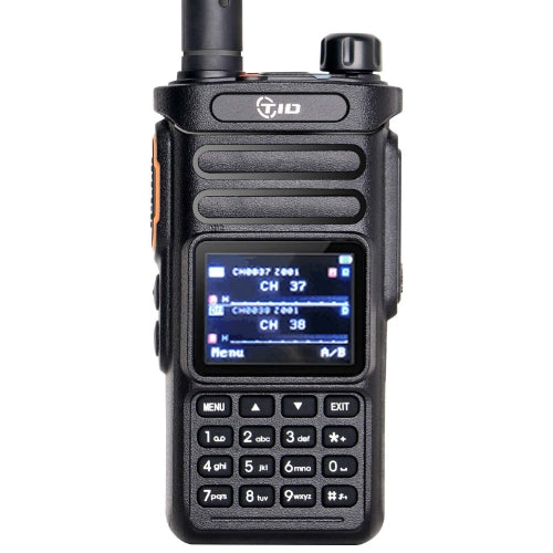 TD DP738 10W DMR Digital/Analog Two-Way Radio with GPS - Long Range Handheld Walkie Talkie for Outdoor Adventures, Construction Sites & Emergency Communication